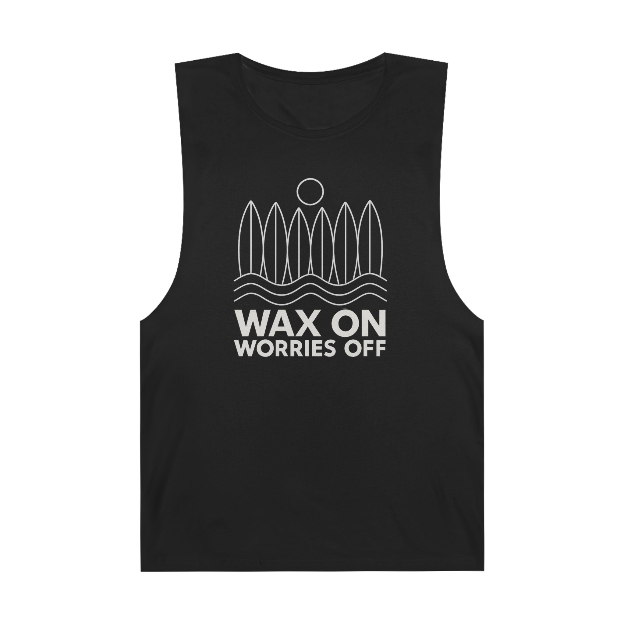 Boards Up 'Wax On' Chill Tank - White Outline