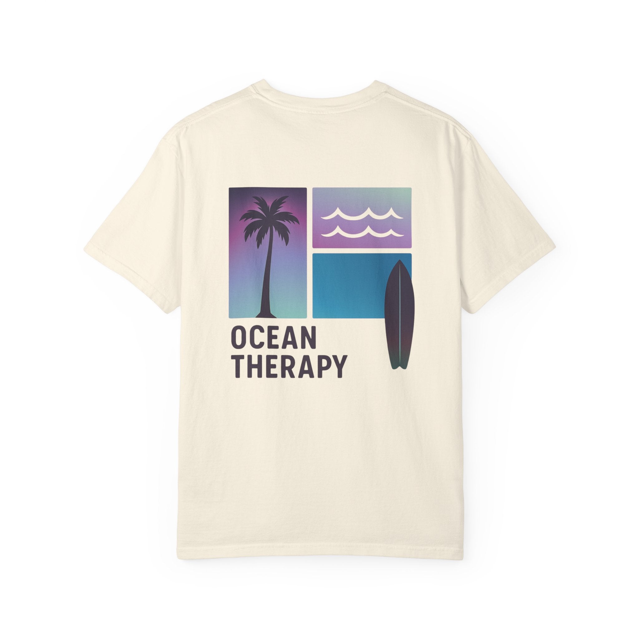 Ocean Therapy Relaxed Tee - Beach Block Purple