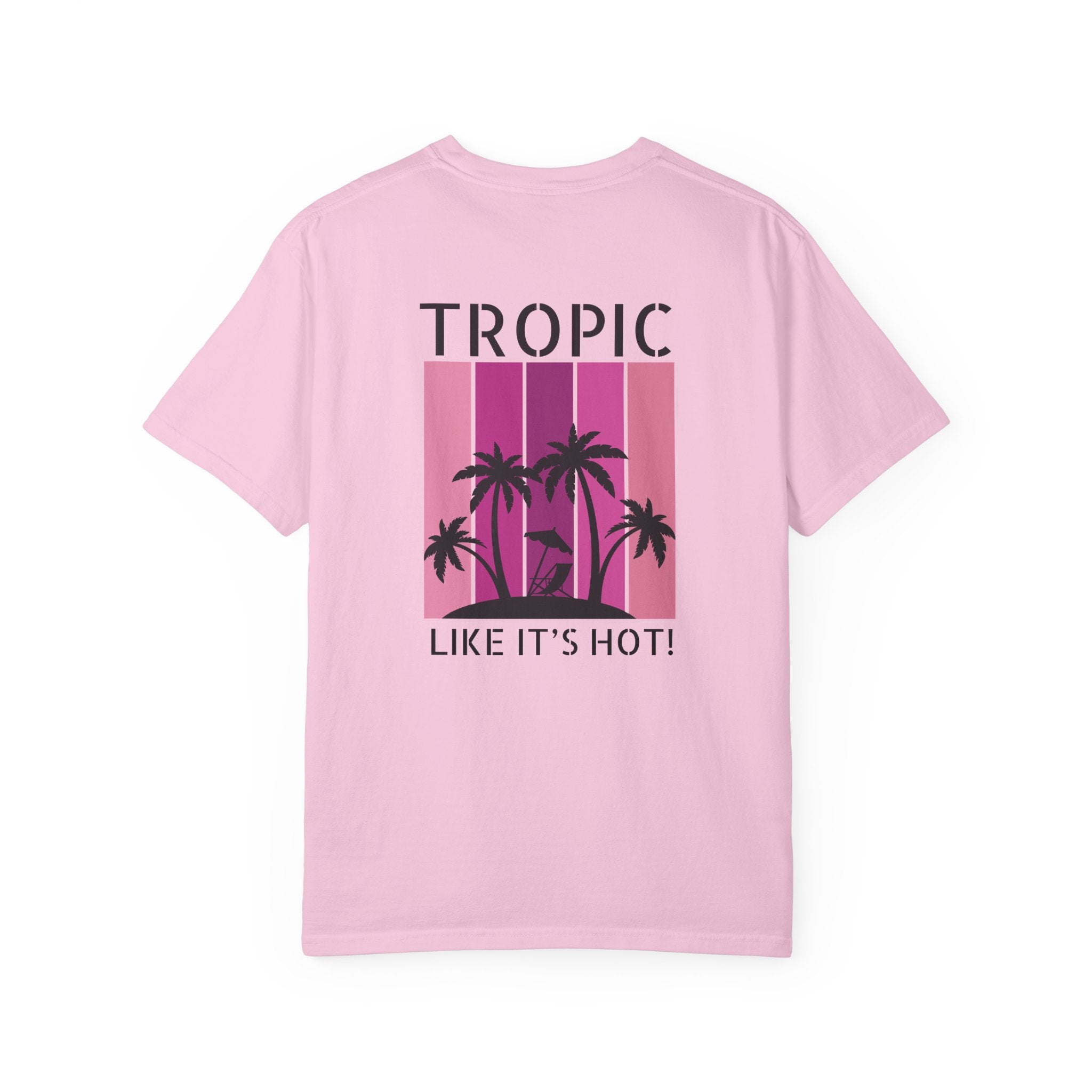 Tropic Panels Relaxed Tee - Hot Summer Pink