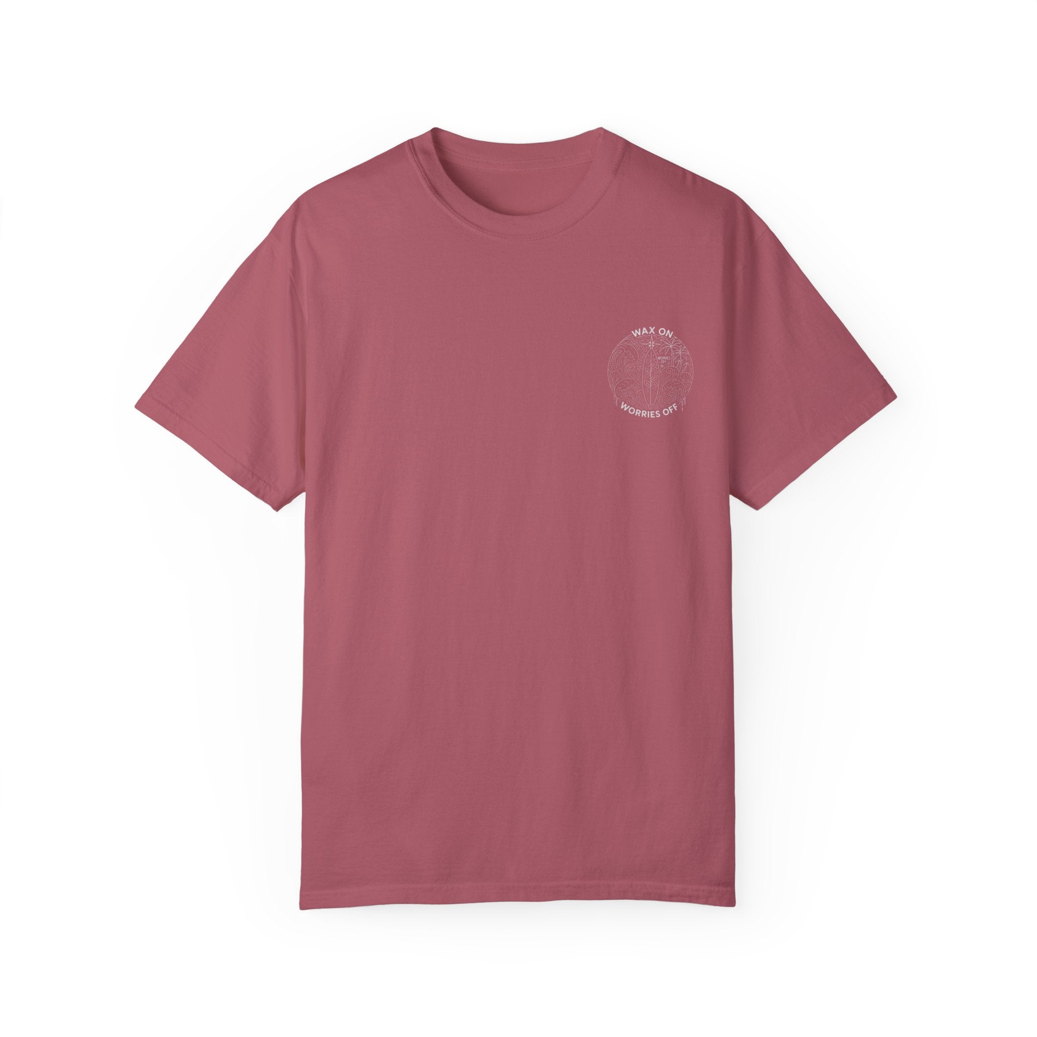 Vintage 'Wax On' Relaxed Tee - Pencil White
