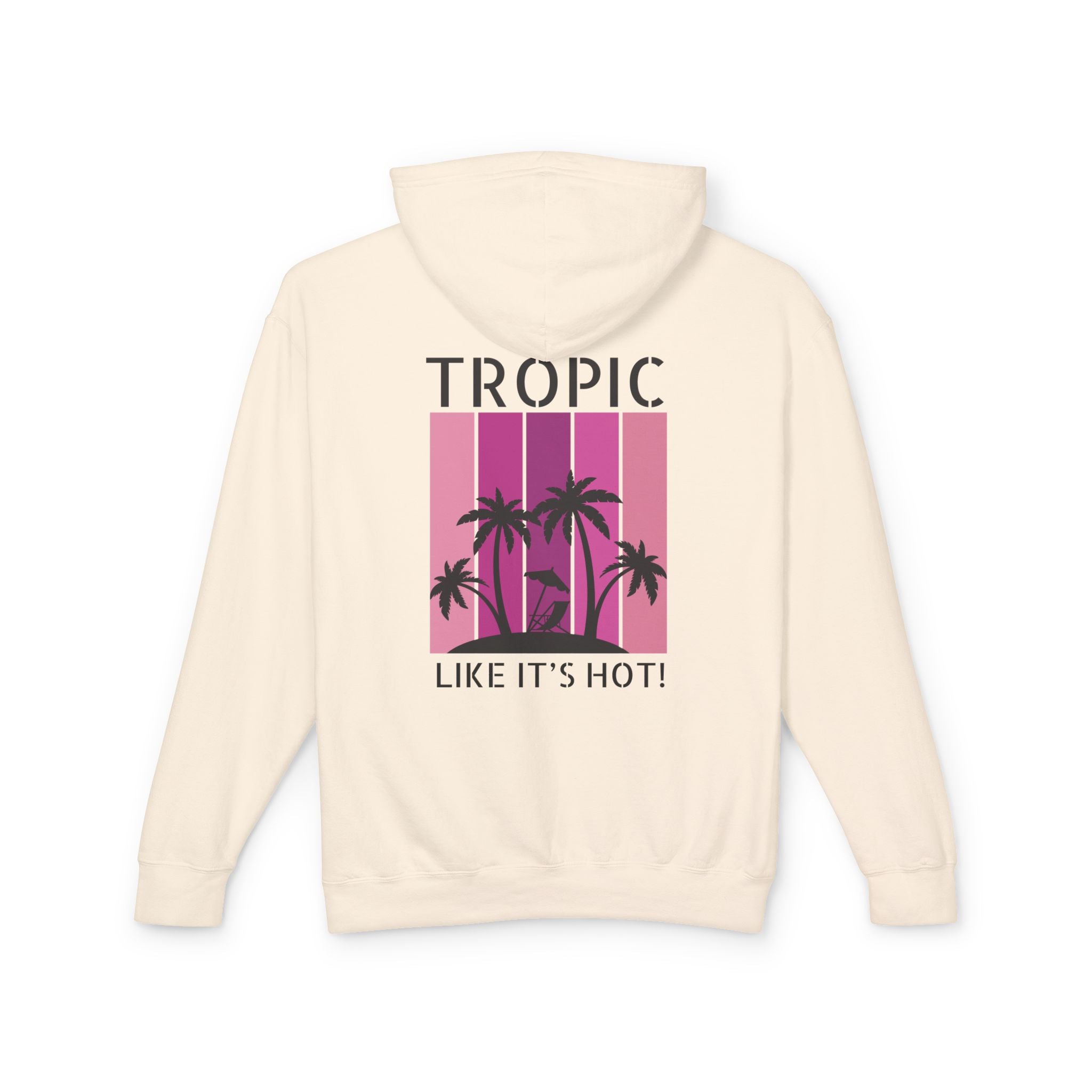 Tropic Panels Hoodie - Hot Summer Pink