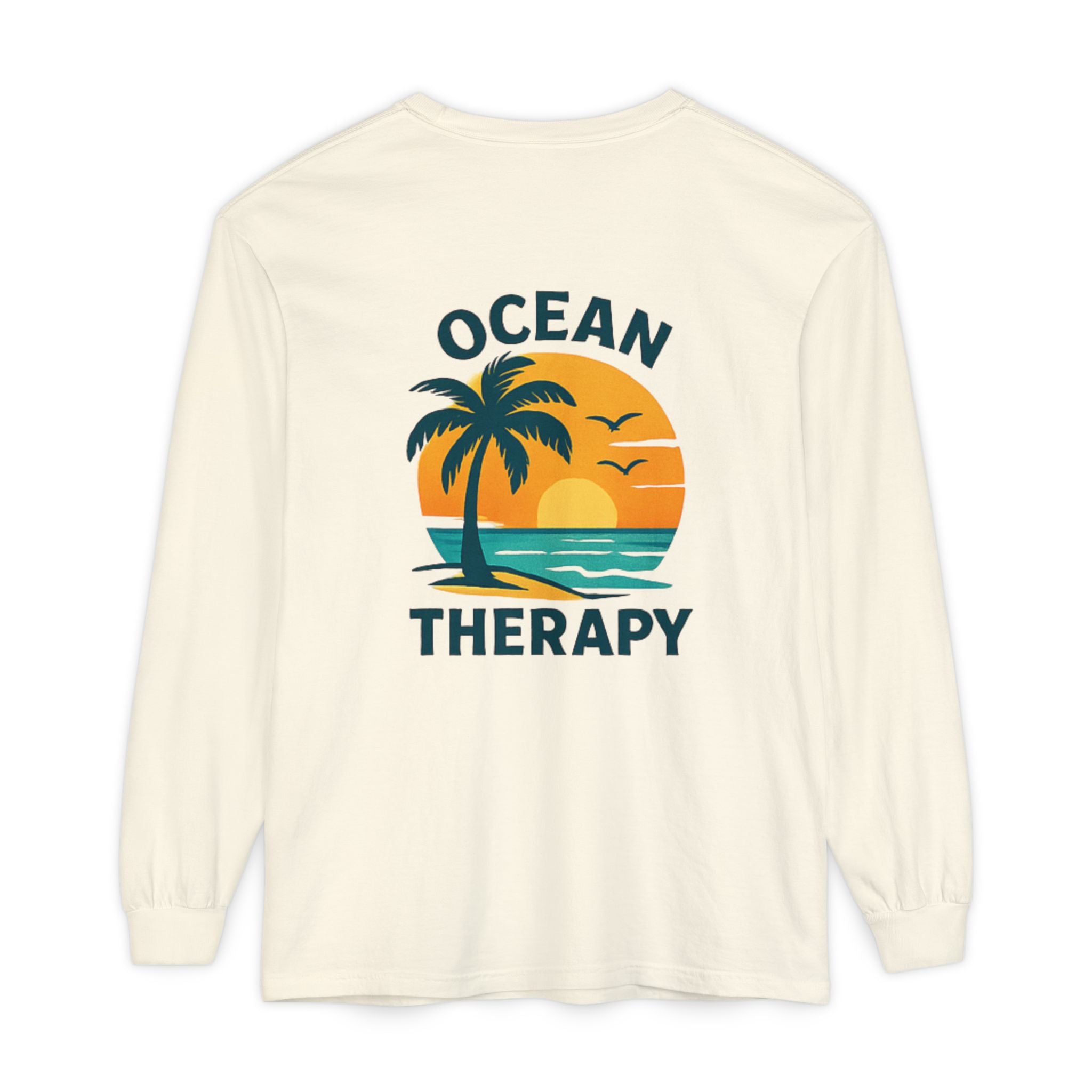 Ocean Therapy Long Sleeve Tee - Sand & Sea