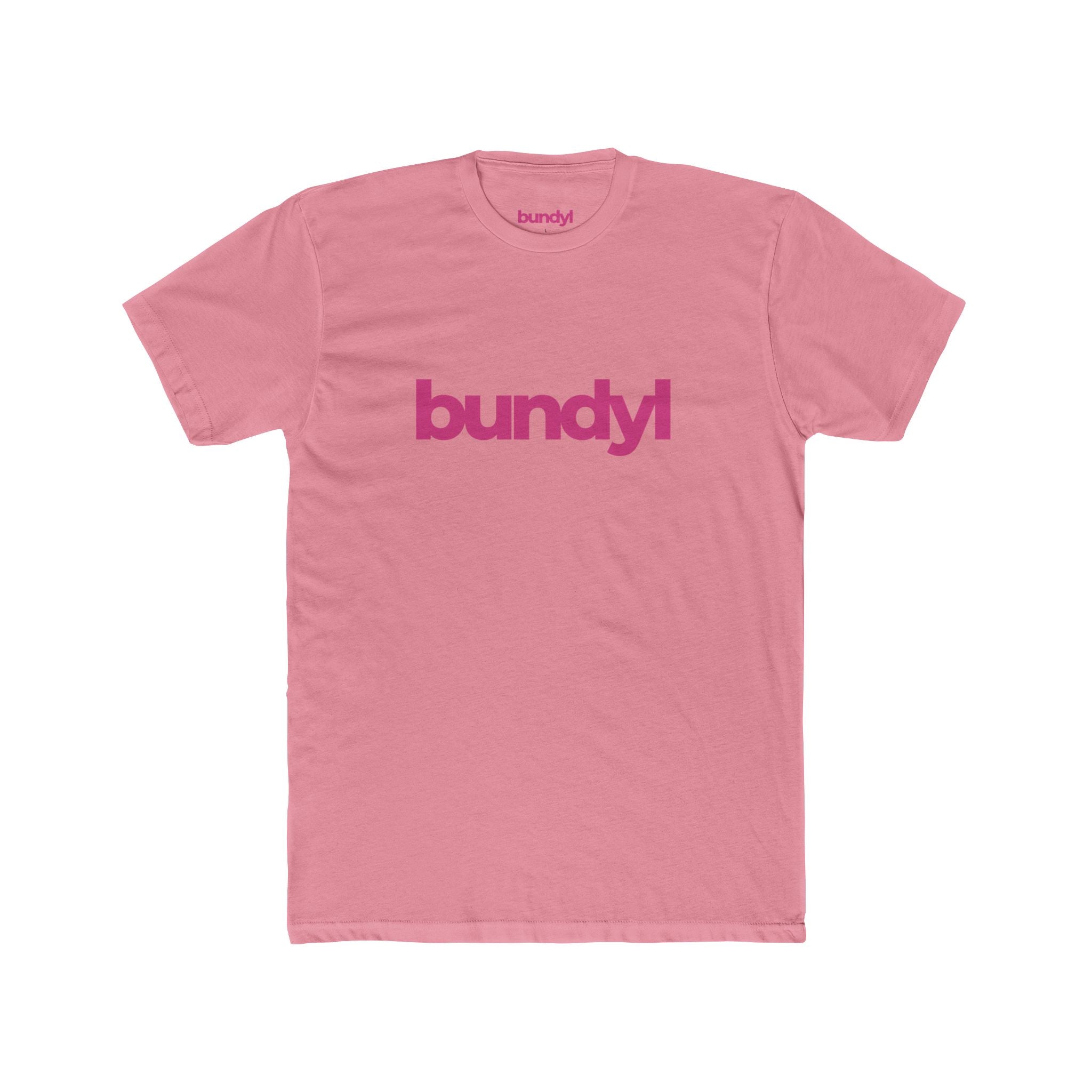 bundyl Logo Fitted Tee - Hot Summer Pink