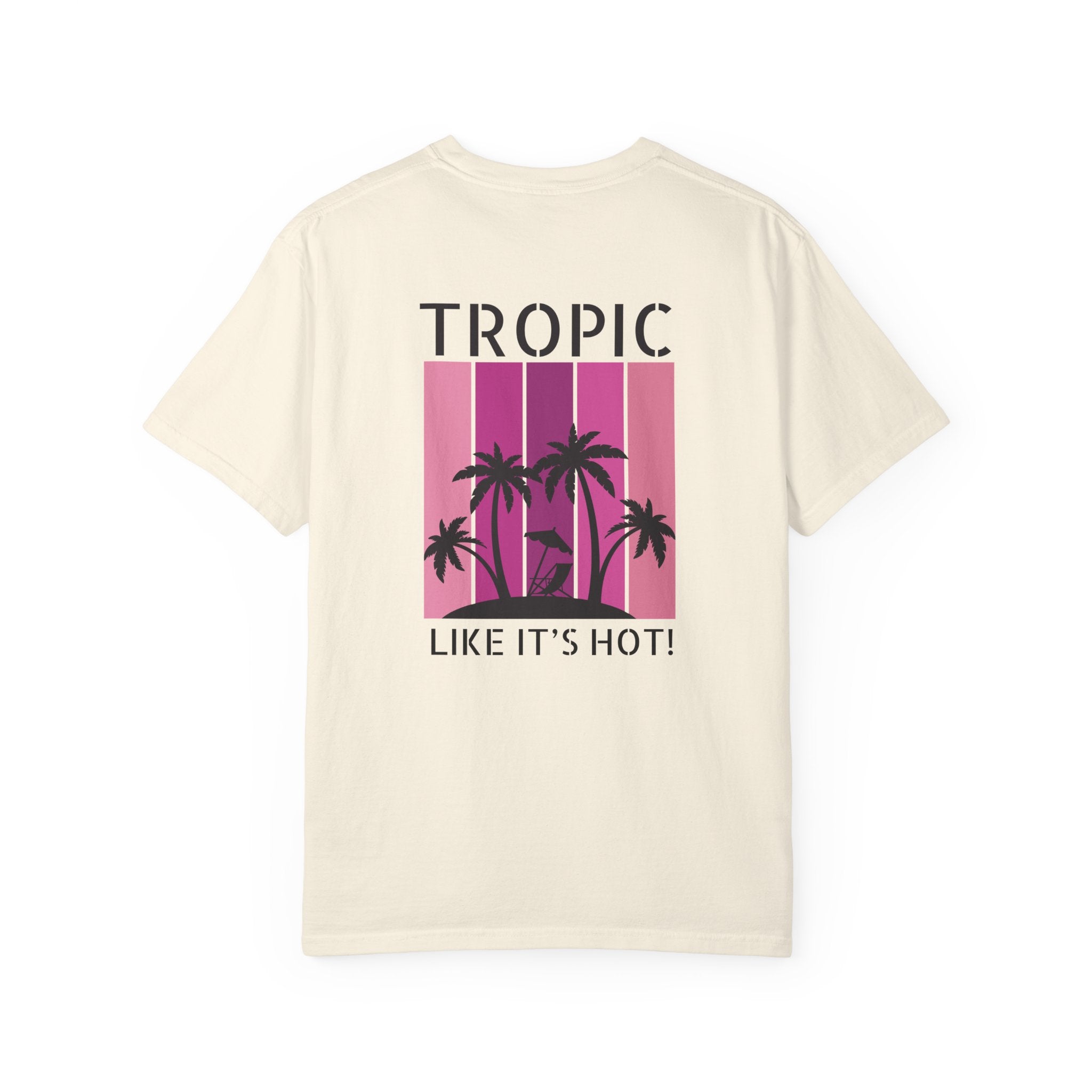 Tropic Panels Relaxed Tee - Hot Summer Pink