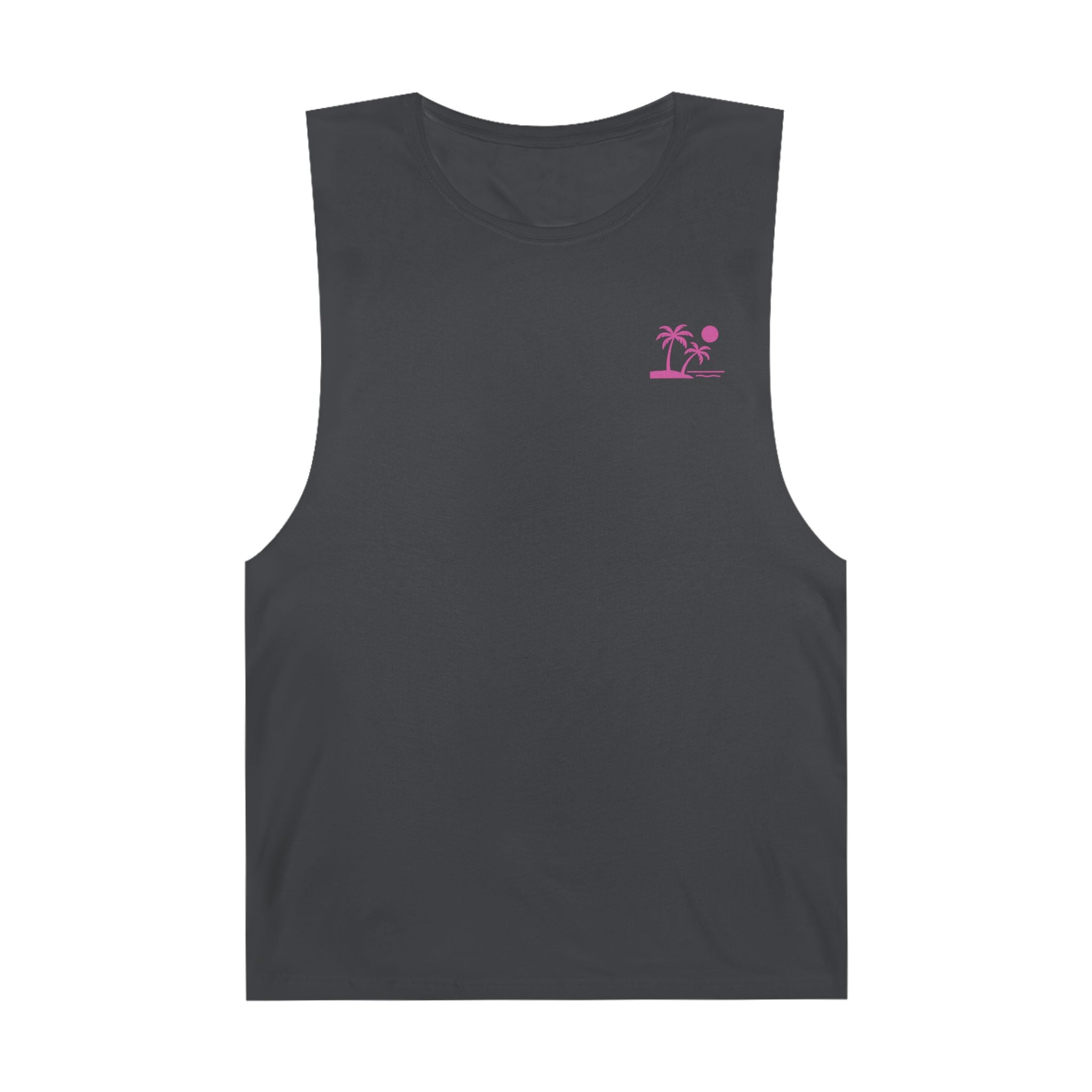 Tropic Beach 'Seas the Day' Chill Tank - Hot Summer Pink