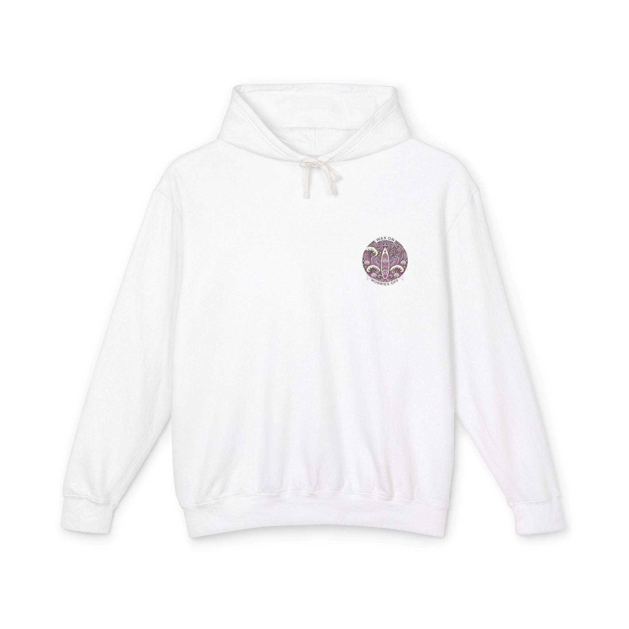 Vintage 'Wax On' Hoodie - Clamshell Pink
