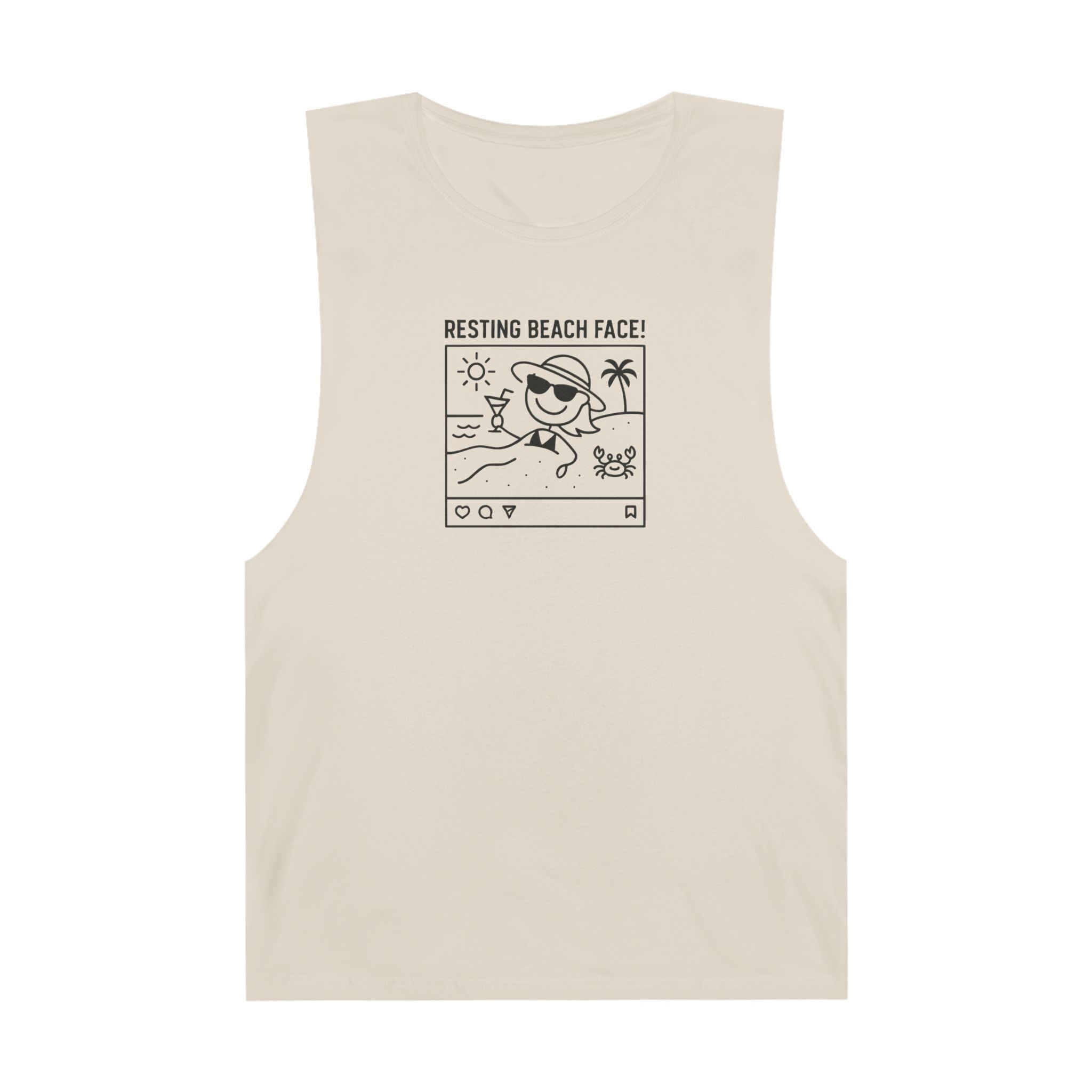 Resting Beach Face! Chill Tank - Neck Deep