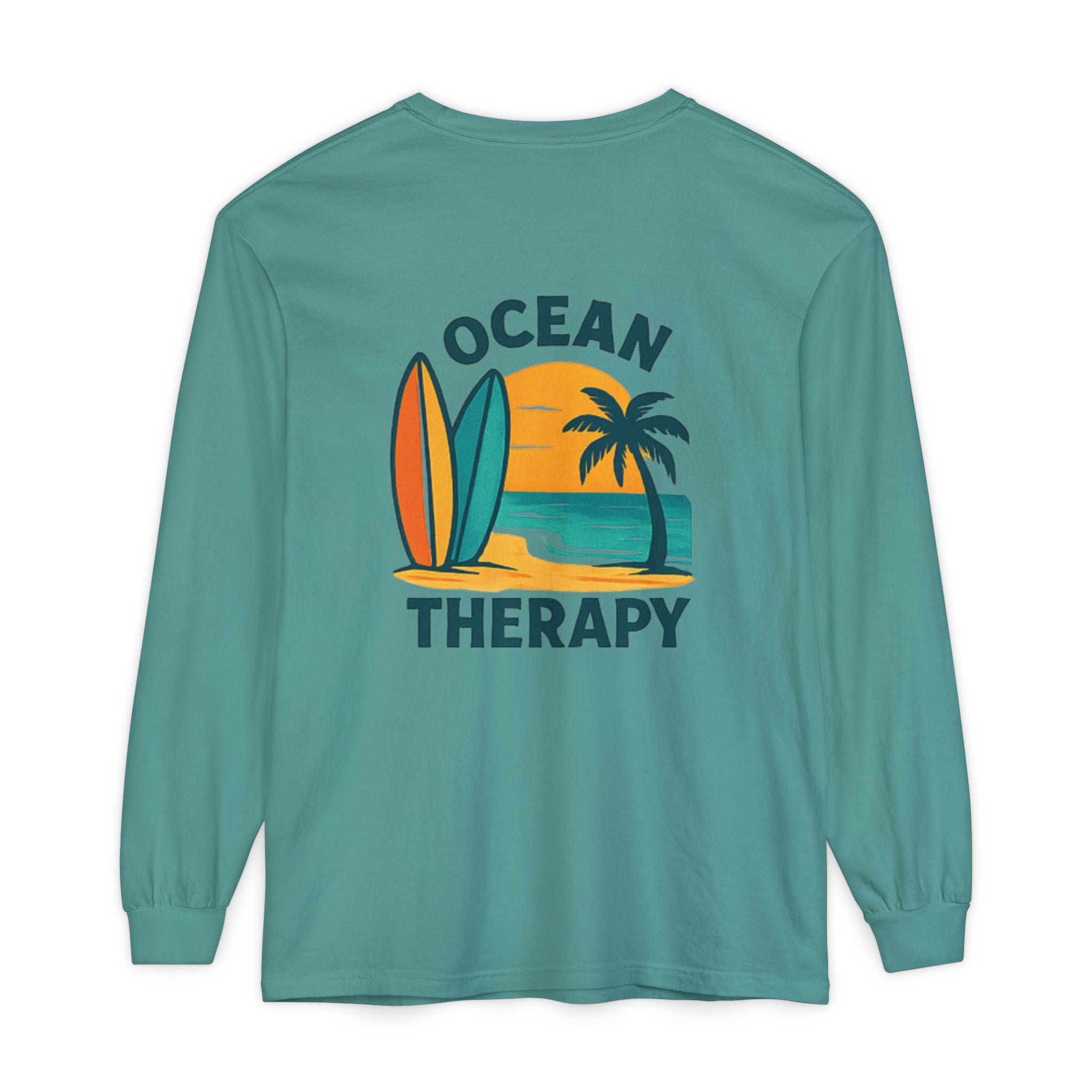 Ocean Therapy Long Sleeve Tee - Boards Up