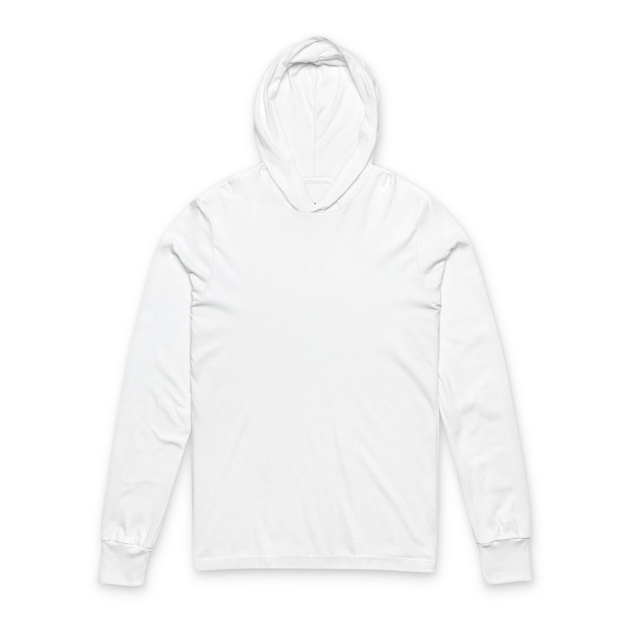 Tropic Panels Long Sleeve Hooded Tee - Big Blue Sky