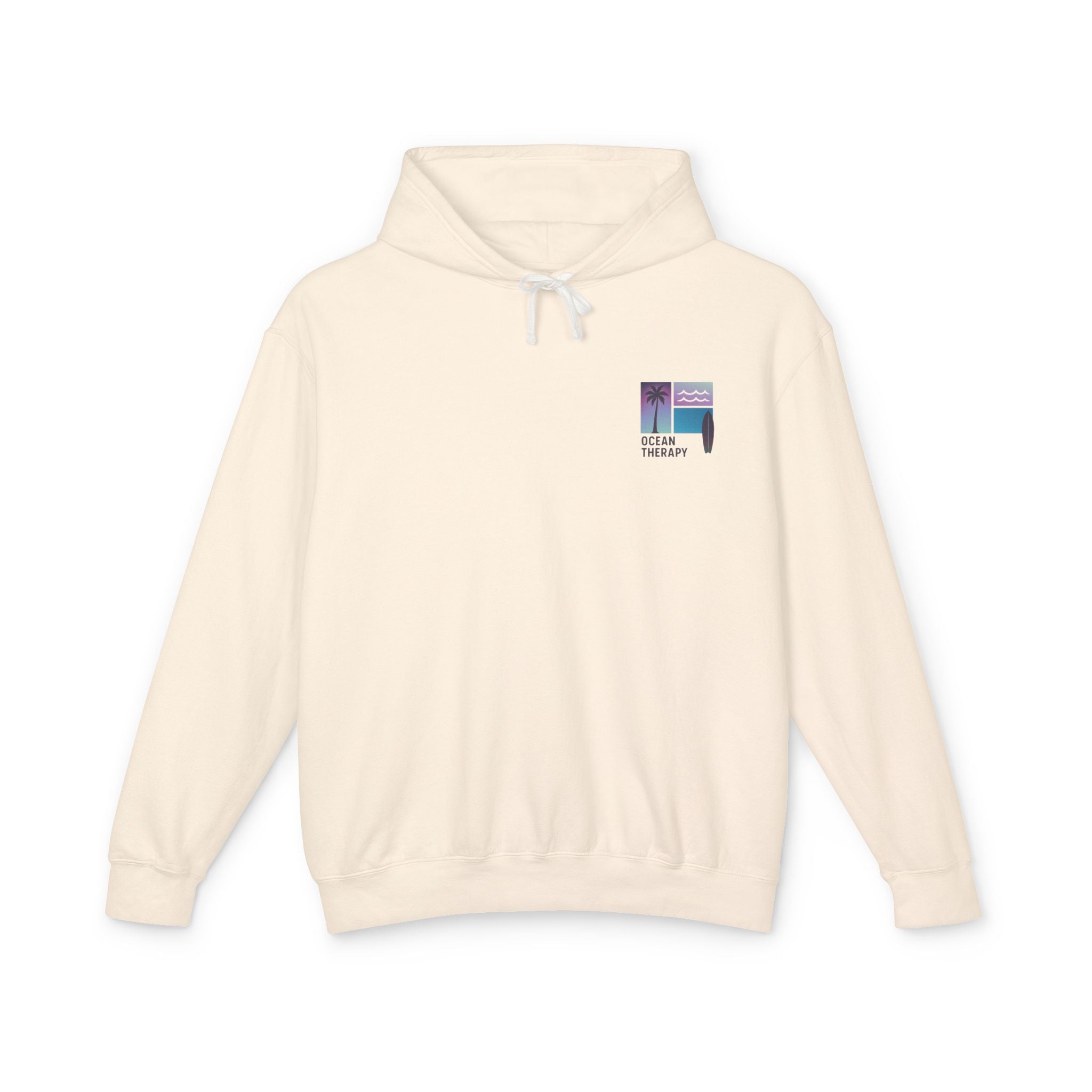 Ocean Therapy Hoodie - Beach Block Purple
