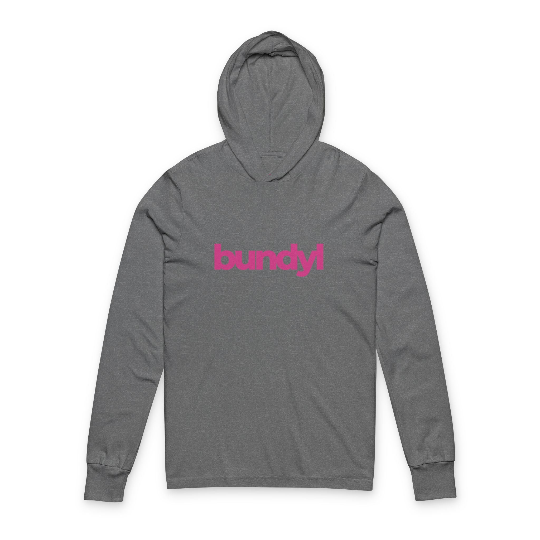 bundyl Logo Long Sleeve Hooded Tee - Hot Summer Pink