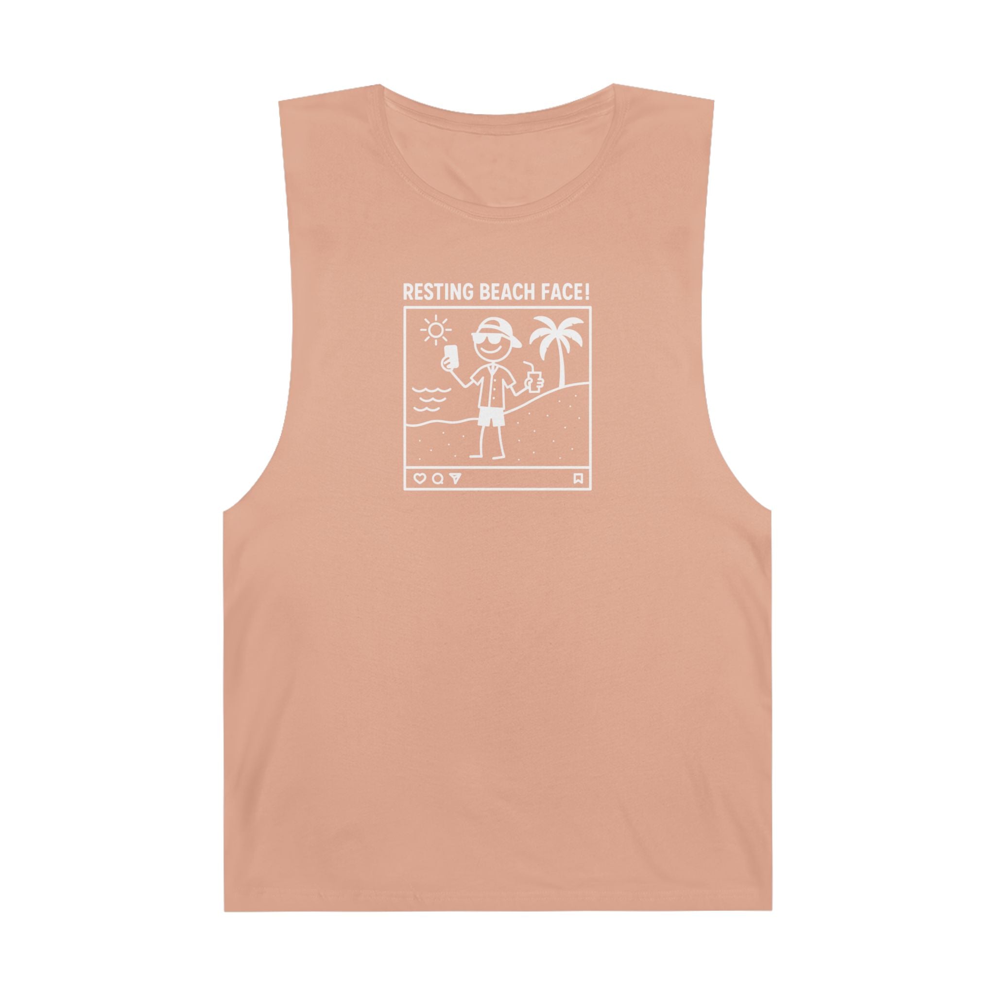 Resting Beach Face! Chill Tank - Selfie Guy