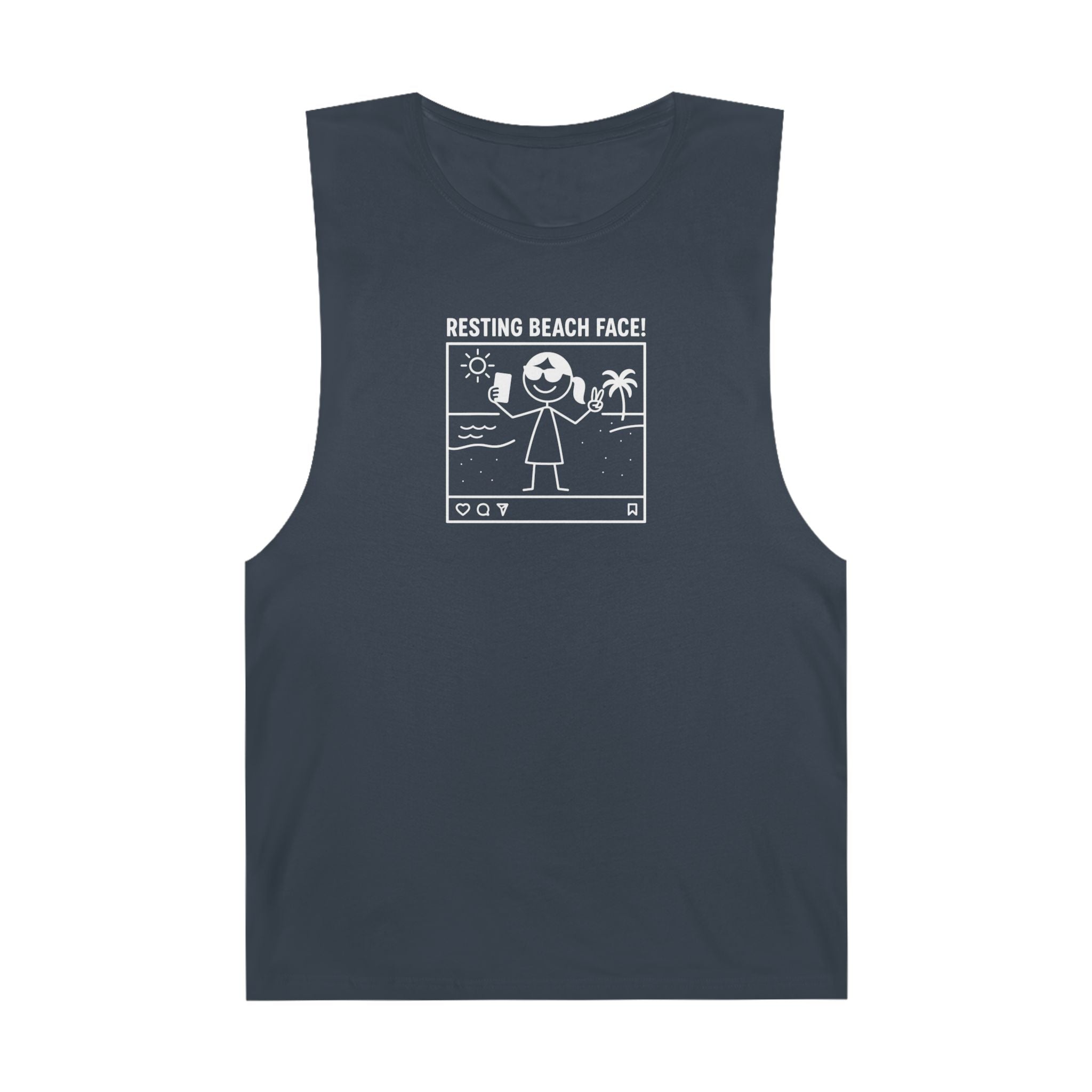 Resting Beach Face! Chill Tank - Selfie Girl