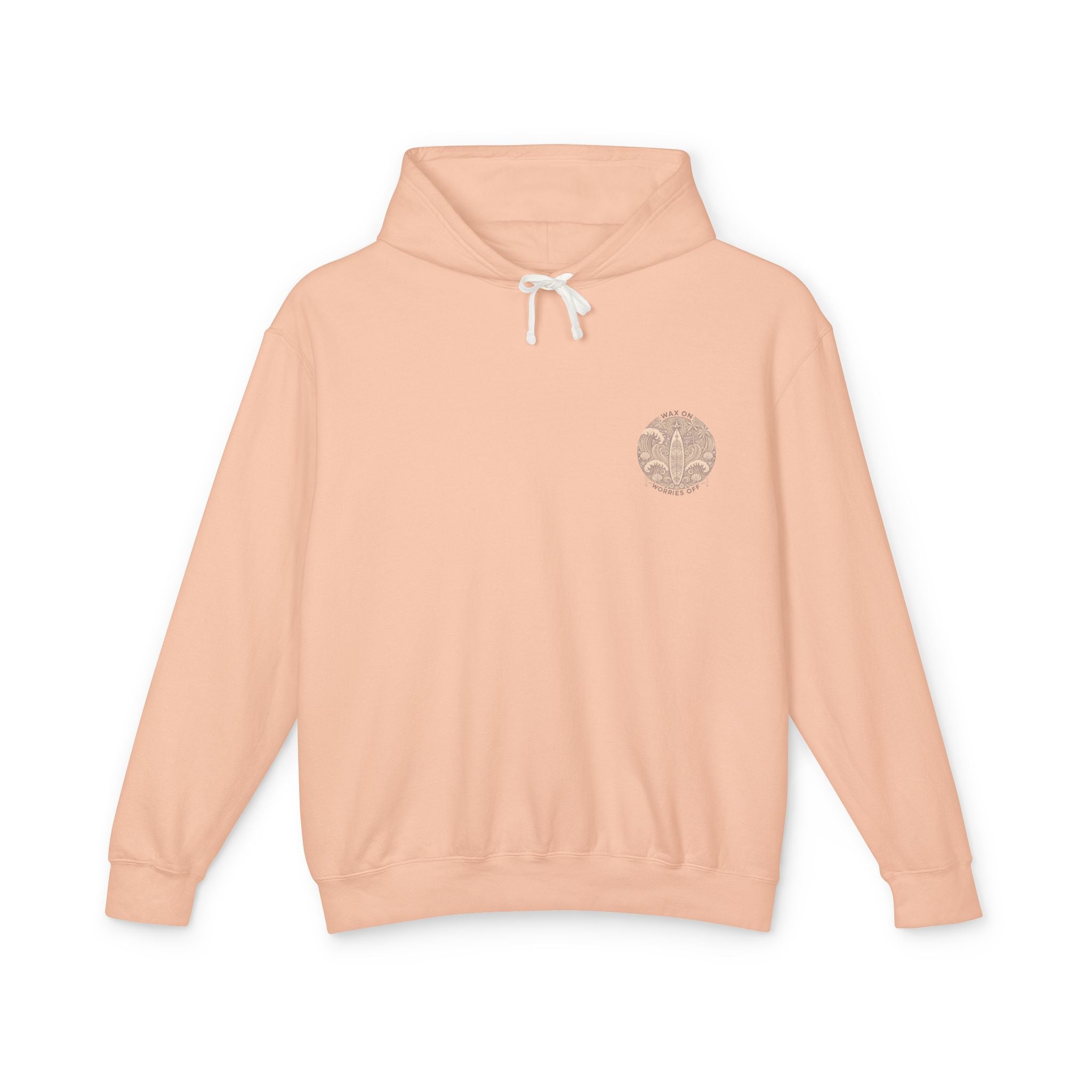 Vintage 'Wax On' Hoodie - Sand
