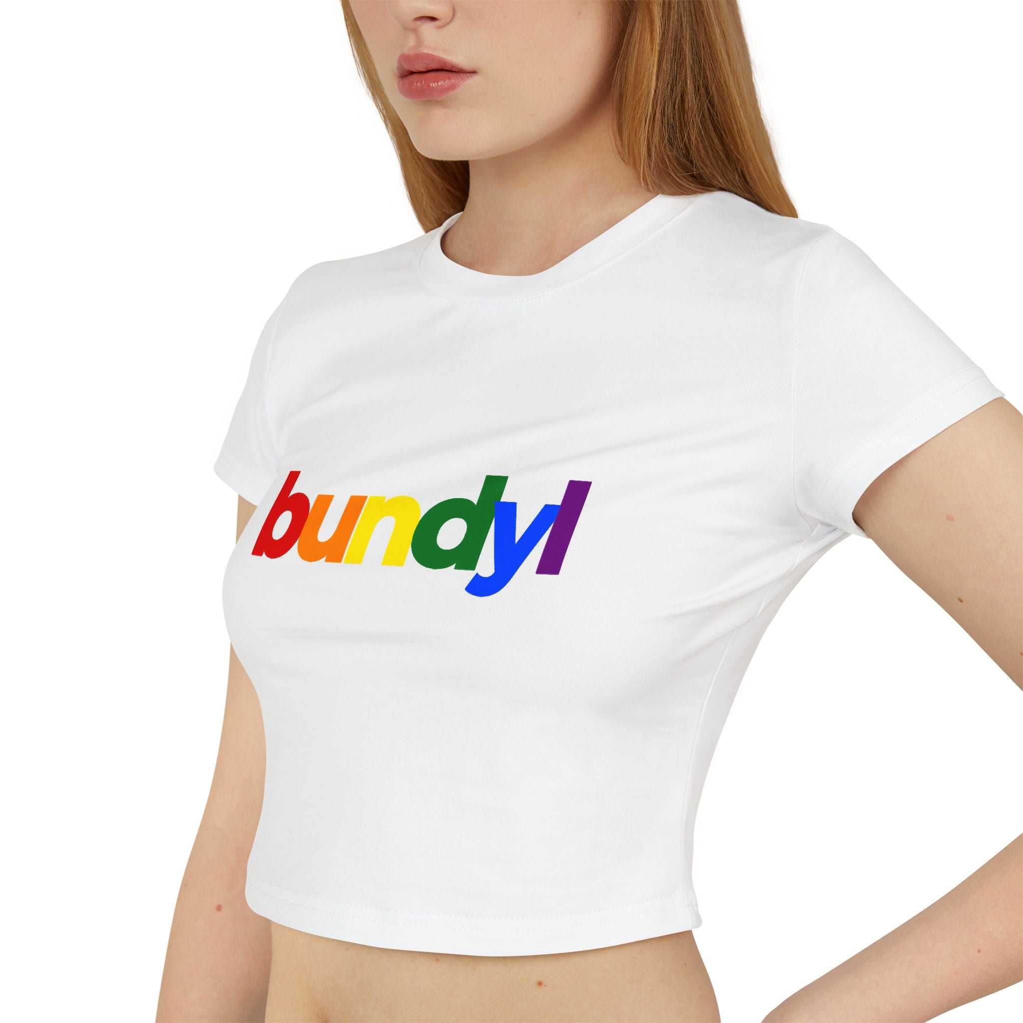 'Be Proud, Be Loud, Be You!' Cropped Fitted Tee