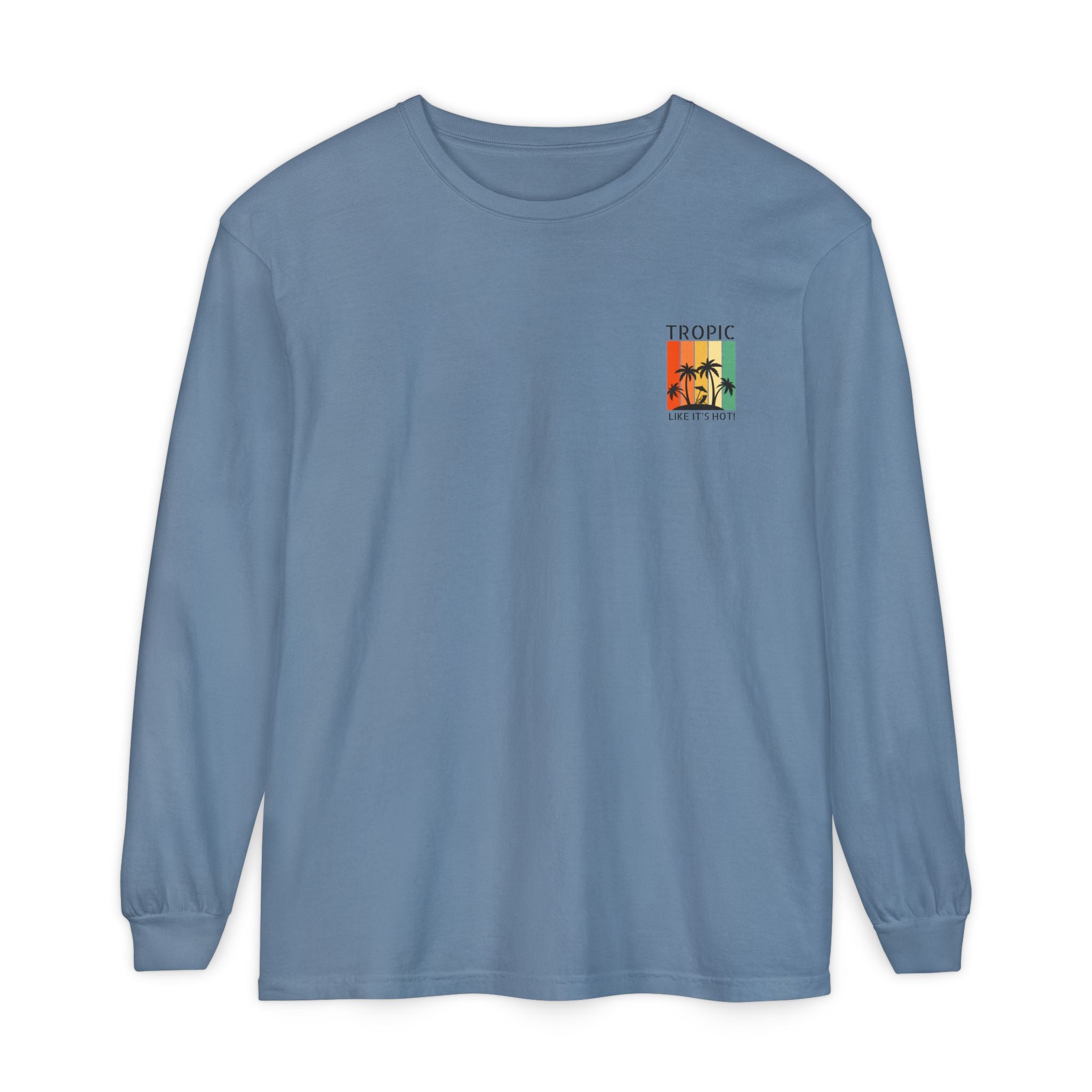 Tropic Panels Long Sleeve Tee - Rainbow Sunset