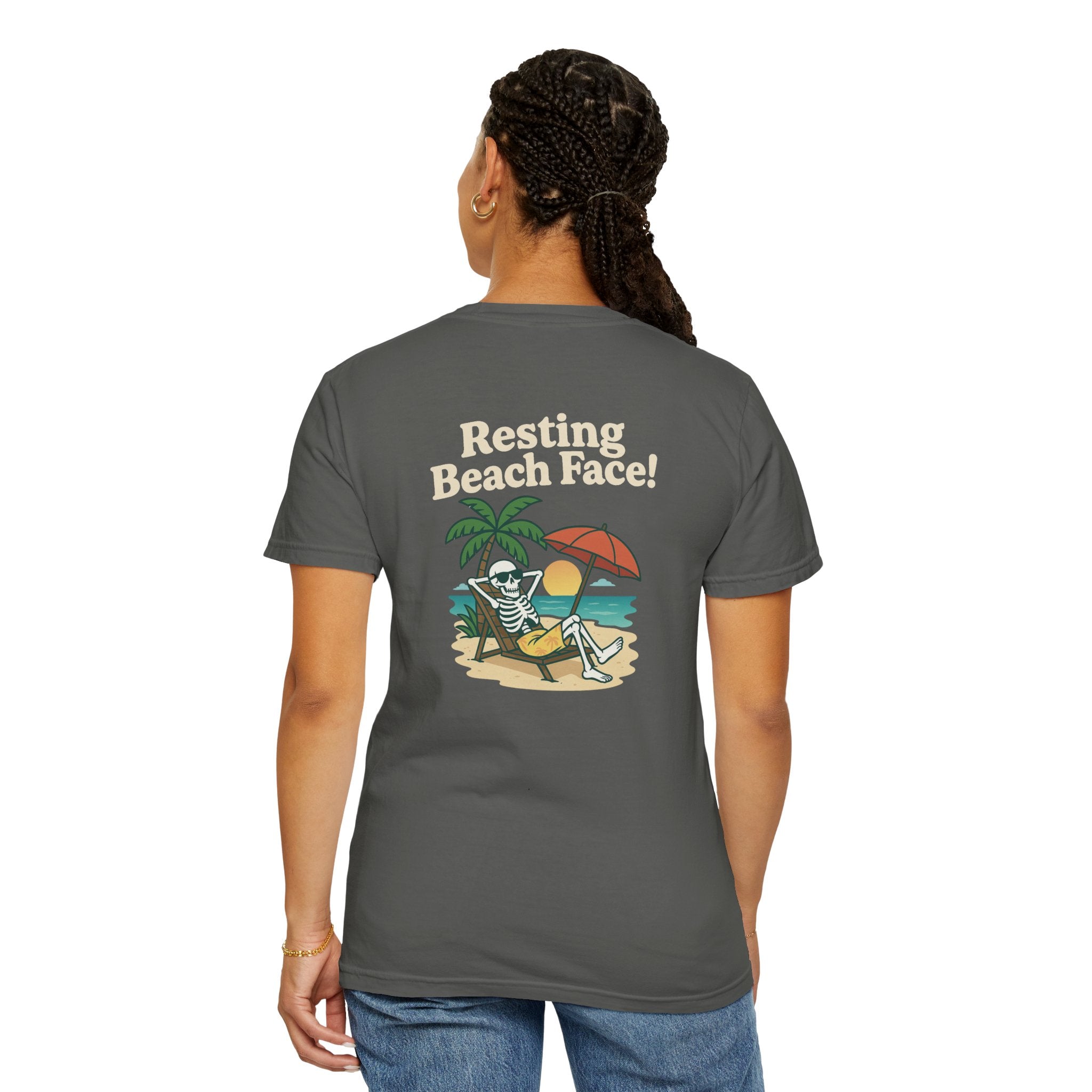 Skully 'Resting Beach Face' Relaxed Tee - Classic