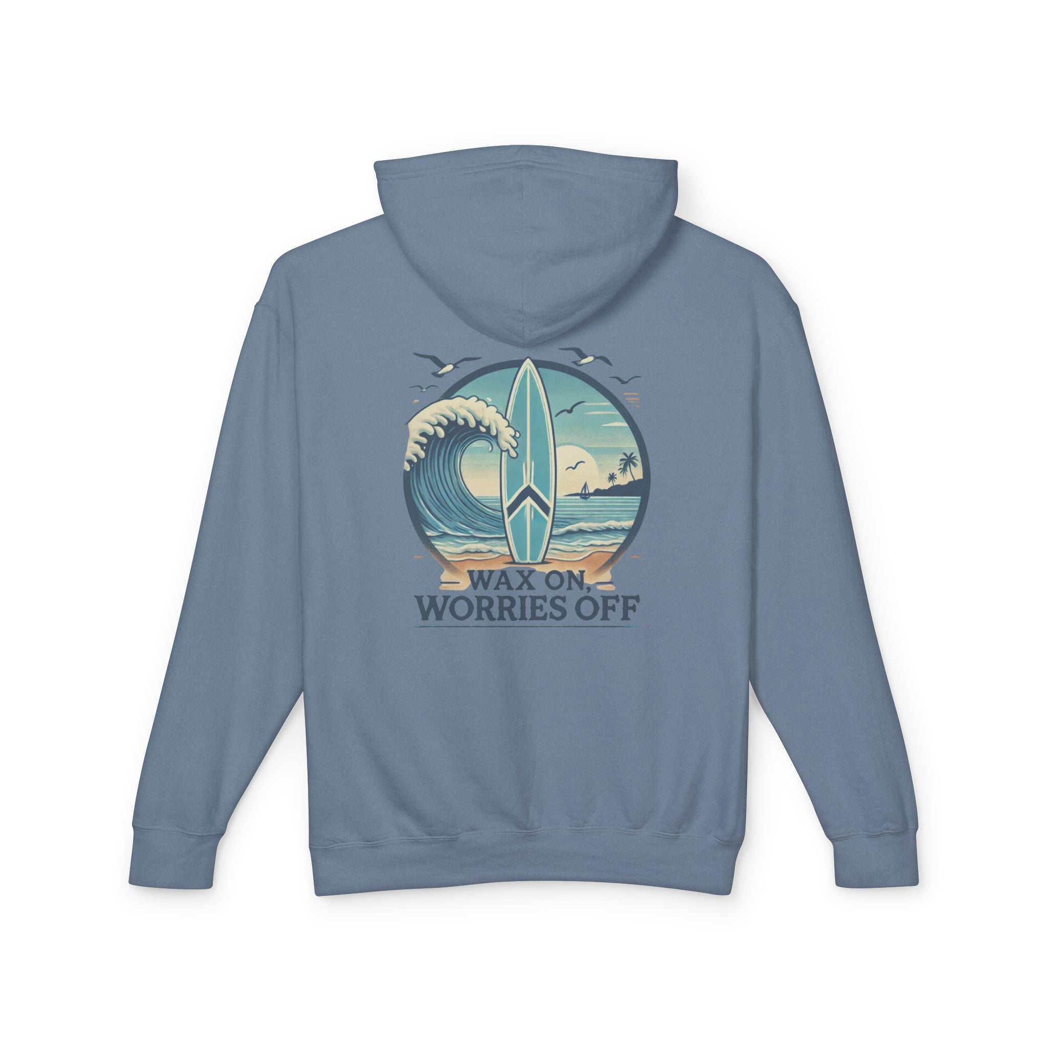 Wave Crest 'Wax On' Hoodie - Acapulco Green