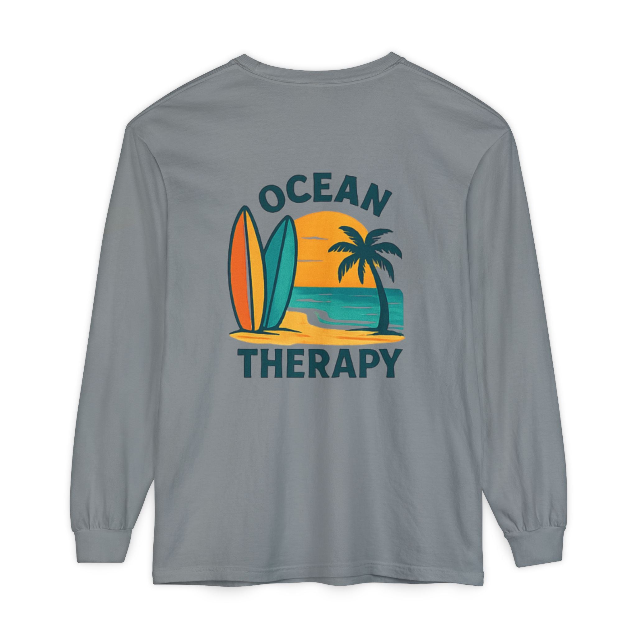 Ocean Therapy Long Sleeve Tee - Boards Up