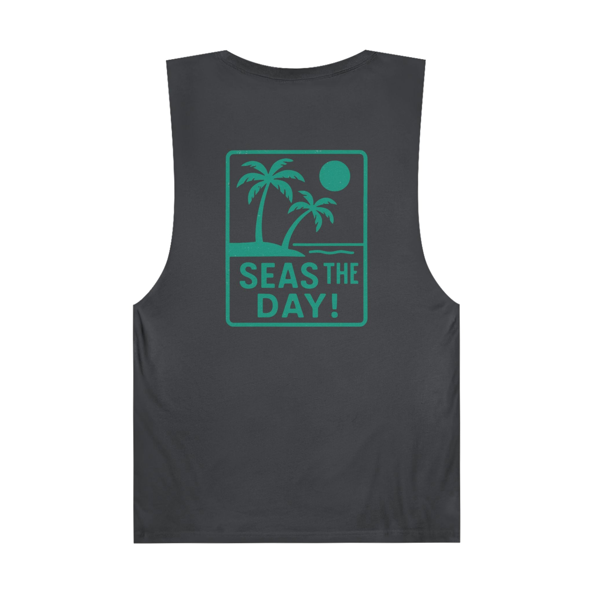 Tropic Beach 'Seas the Day' Chill Tank - Seafoam Green