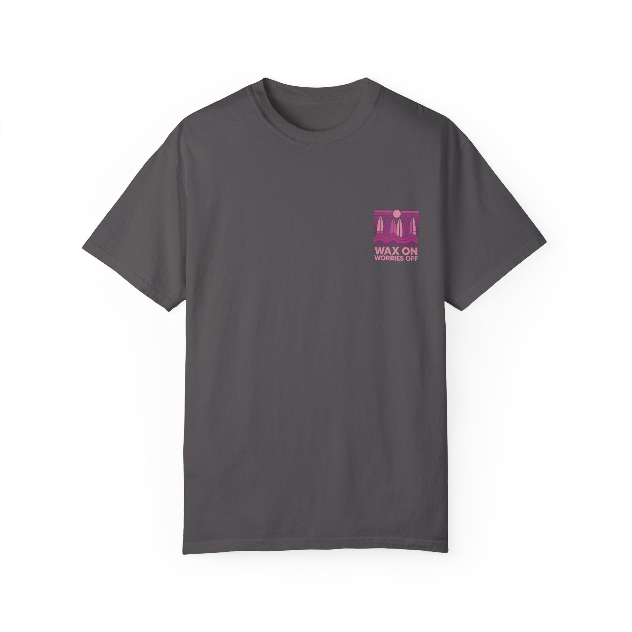 Boards Up 'Wax On' Relaxed Tee - Hot Summer Pink