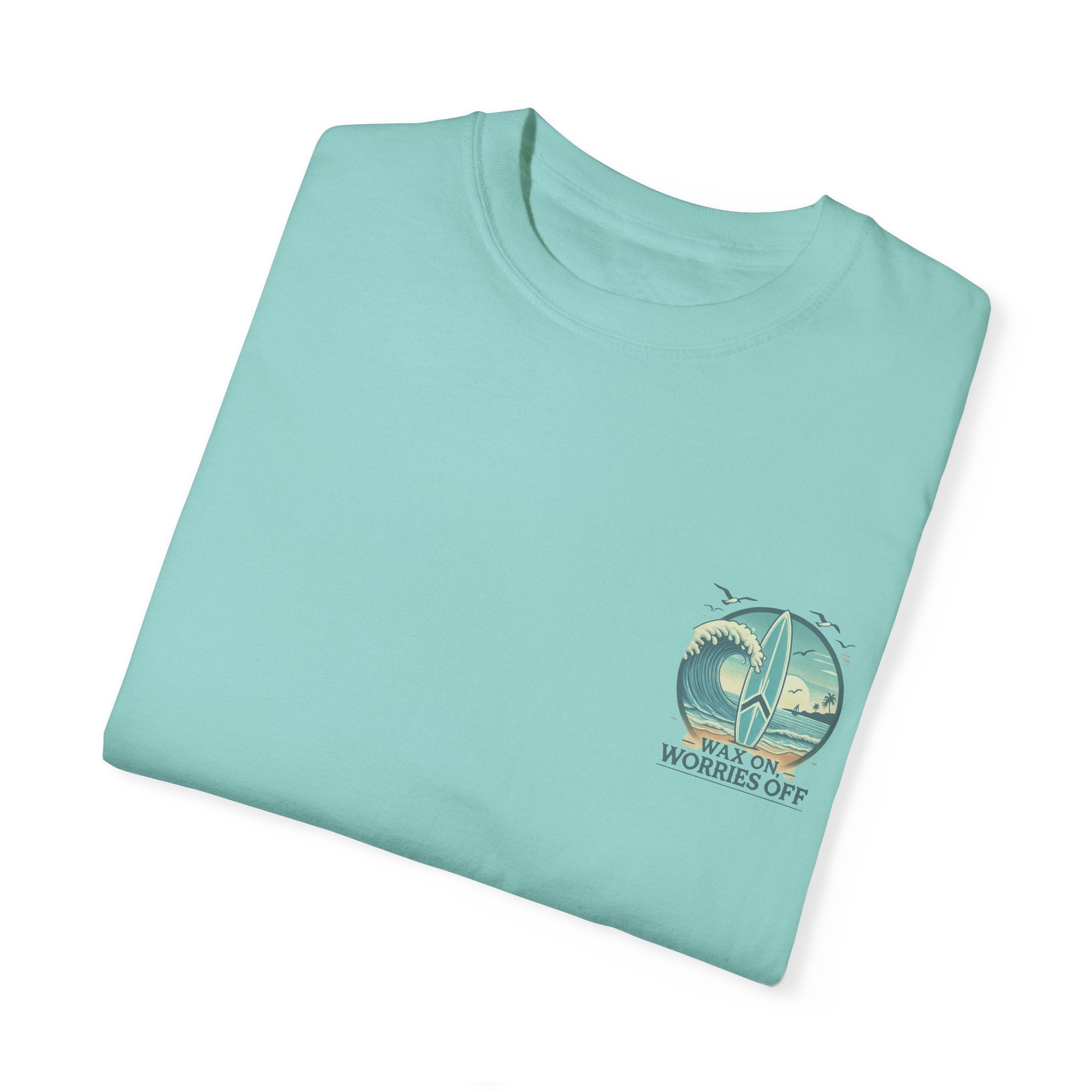 Wave Crest 'Wax On' Relaxed Tee - Acapulco Green