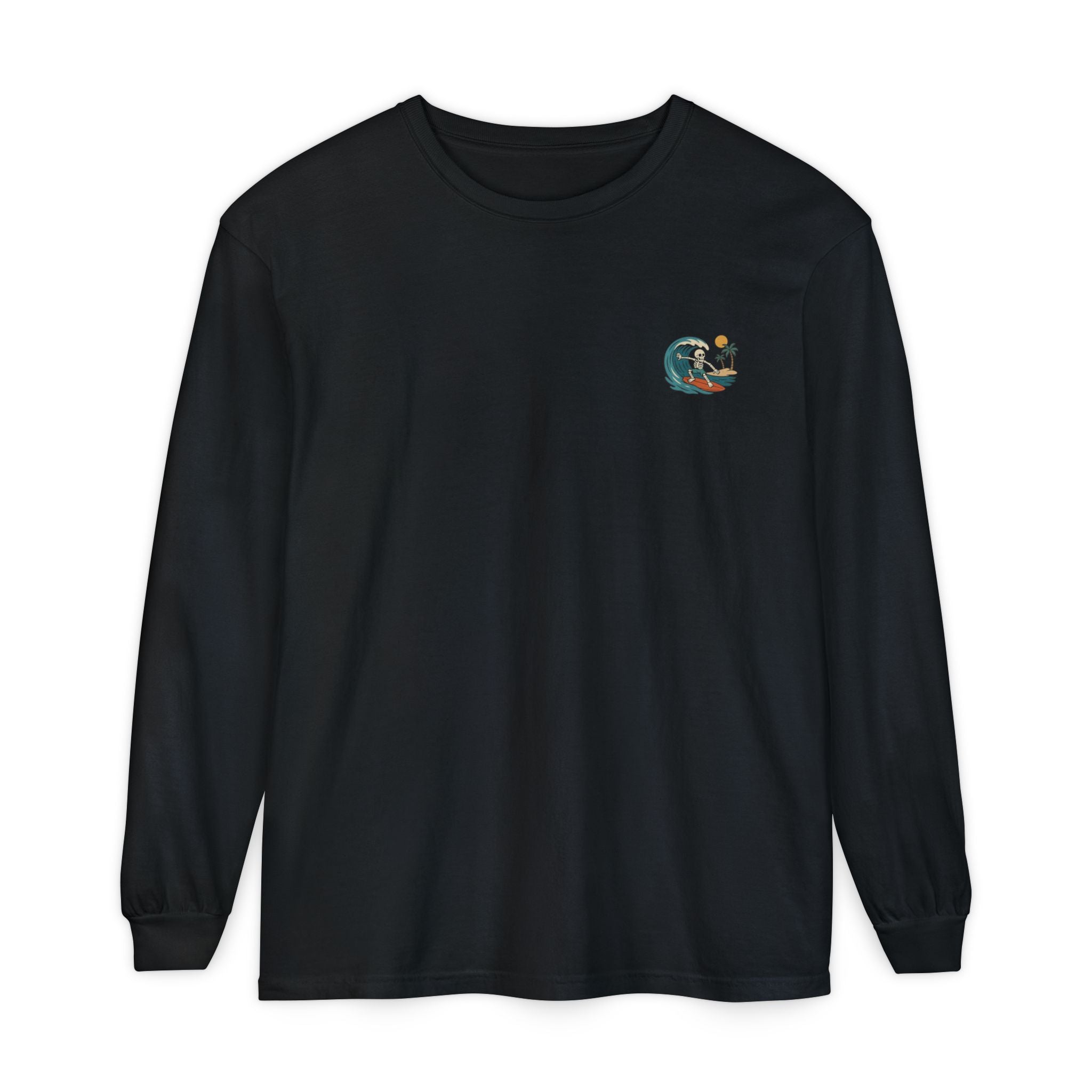 Skully 'Let's Boogie!' Long Sleeve Tee - Pocket Only