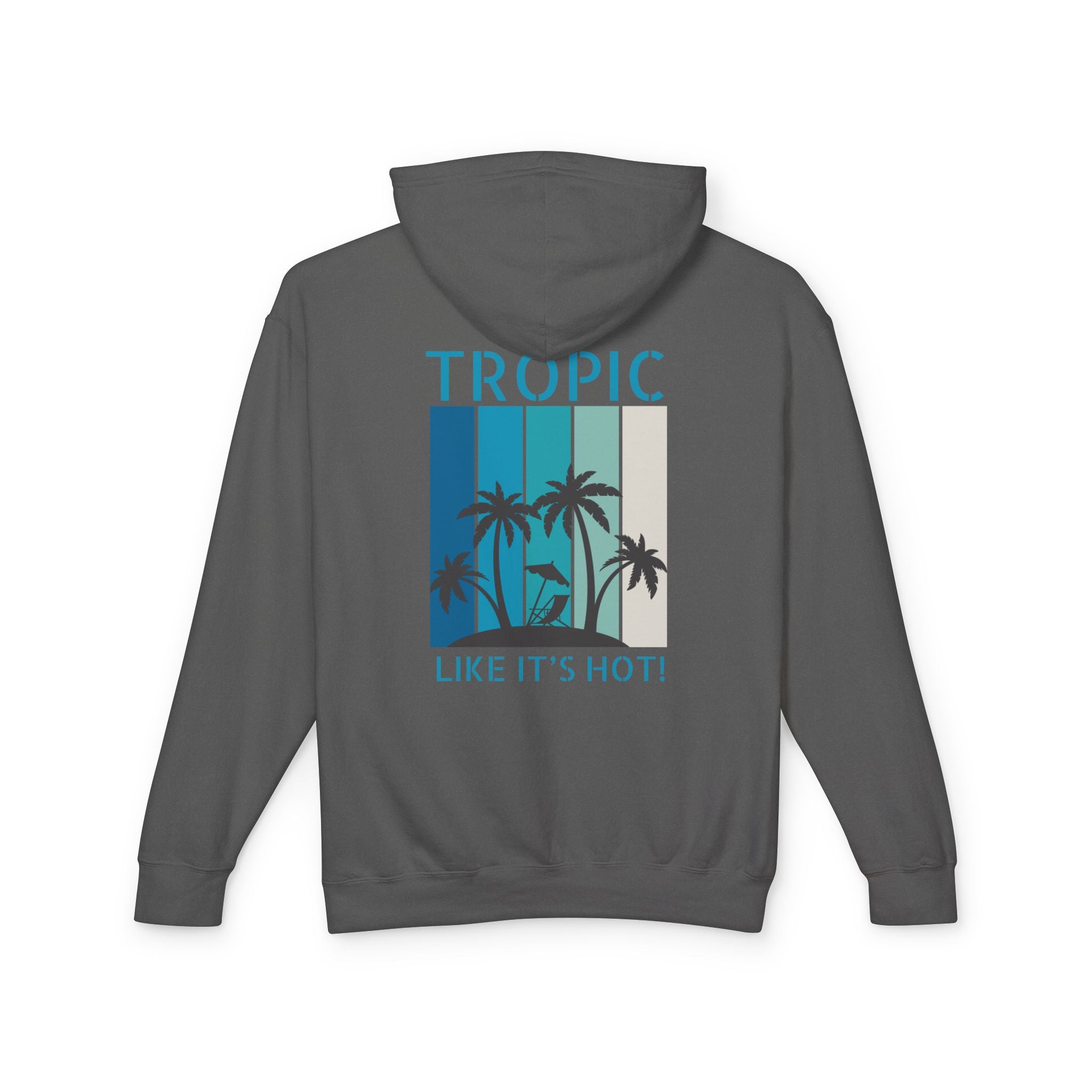 Tropic Panels Hoodie - Big Blue Sky