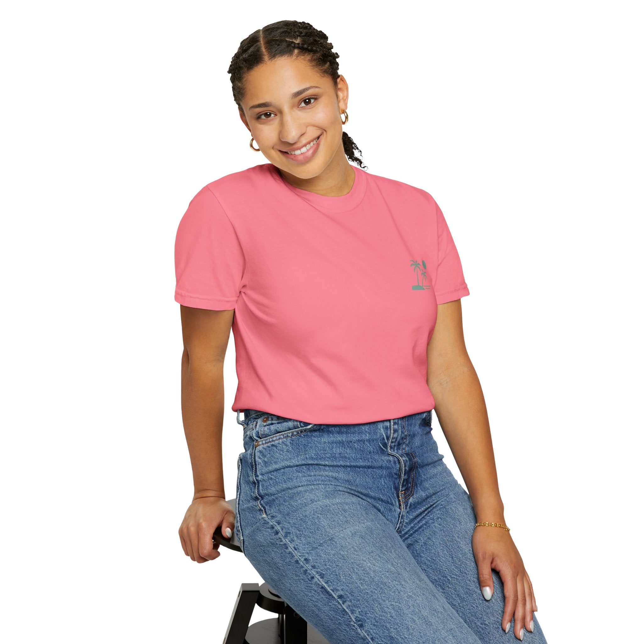 Tropic Beach 'Seas the Day' Relaxed Tee - Seafoam Green