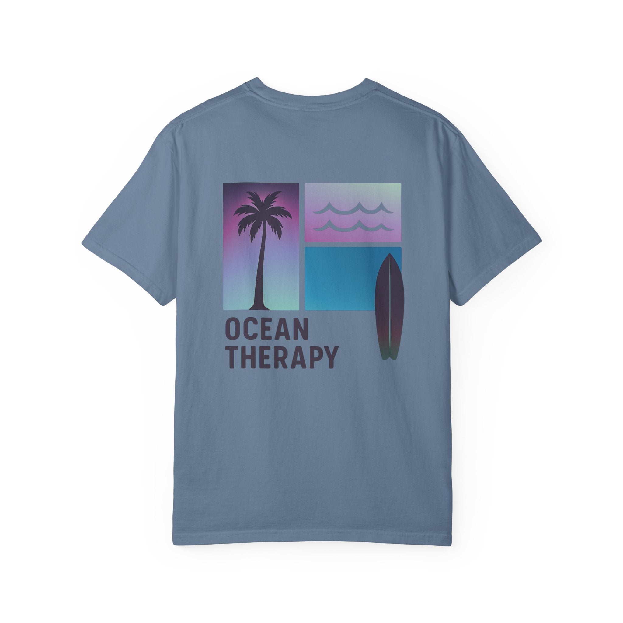 Ocean Therapy Relaxed Tee - Beach Block Purple