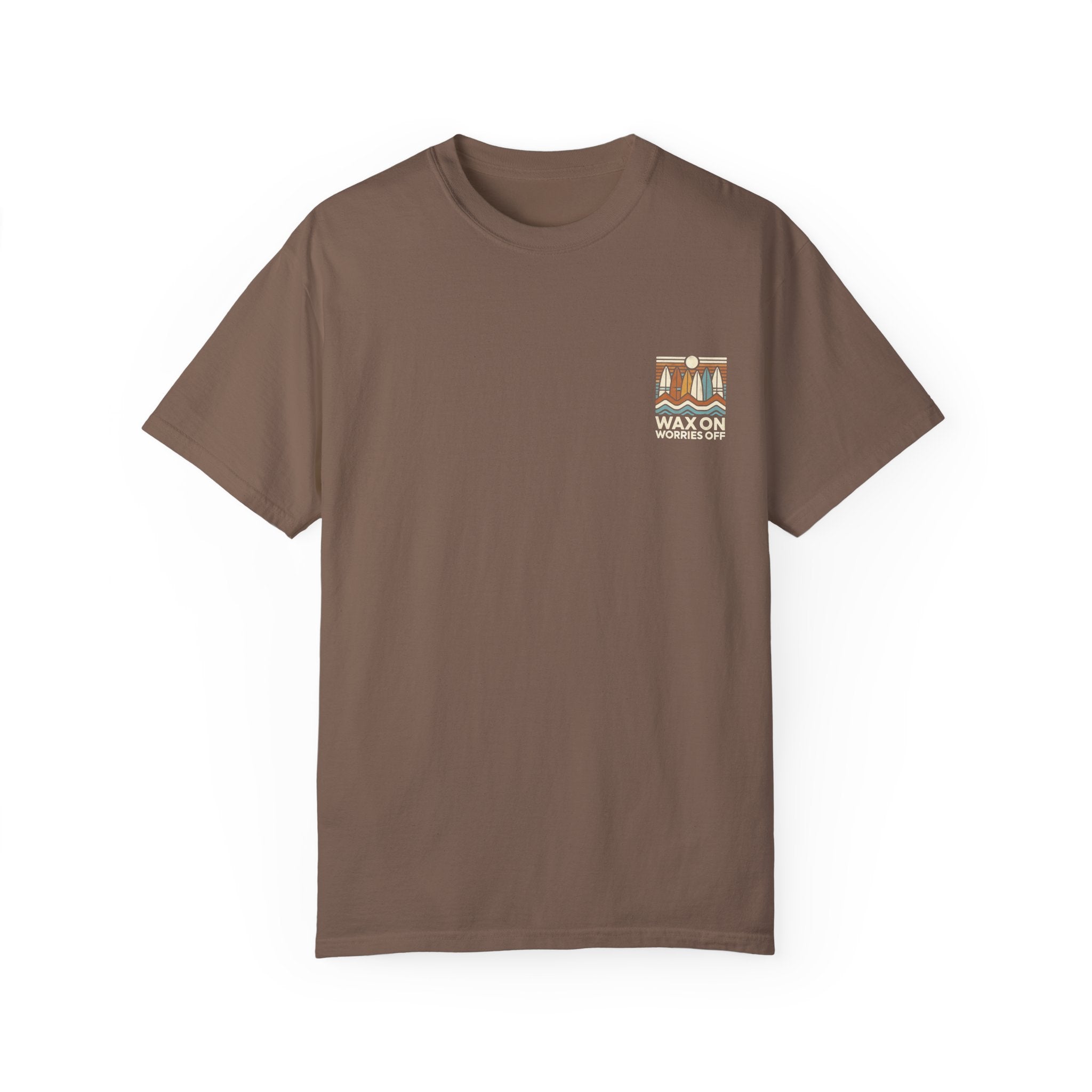 Boards Up 'Wax On' Relaxed Tee - Sand & Sky