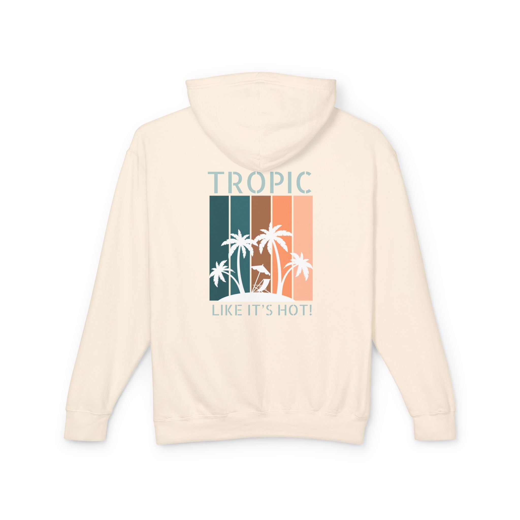 Tropic Panels Hoodie - Peaches & Cream