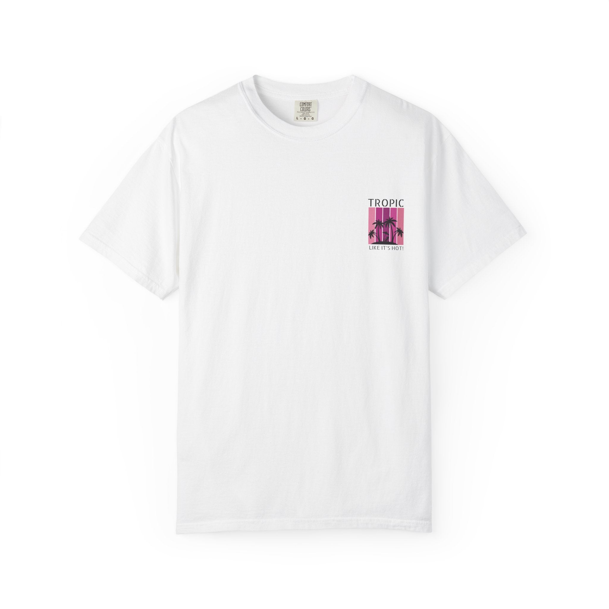 Tropic Panels Relaxed Tee - Hot Summer Pink