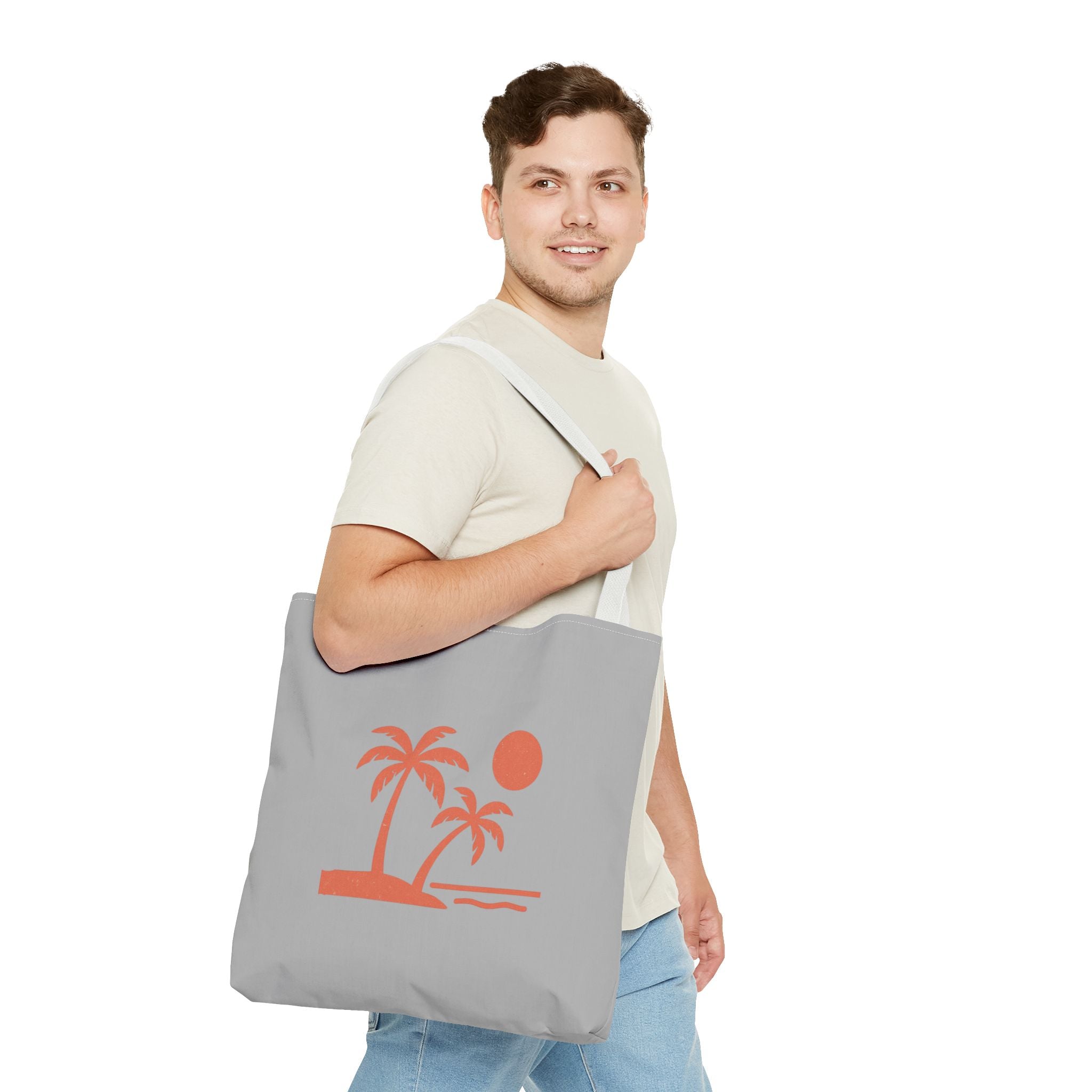 Tropical Sunset Tote Bag - Beach Vibes for Summer Adventures