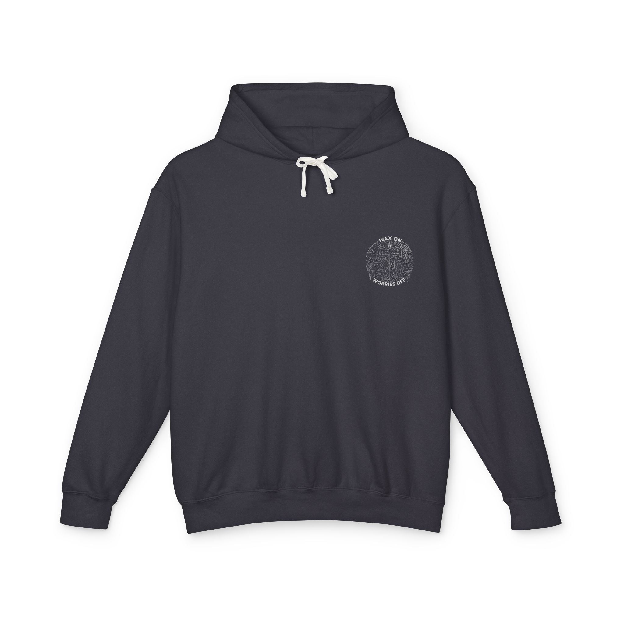 Vintage 'Wax On' Hoodie - Pencil White - Classic