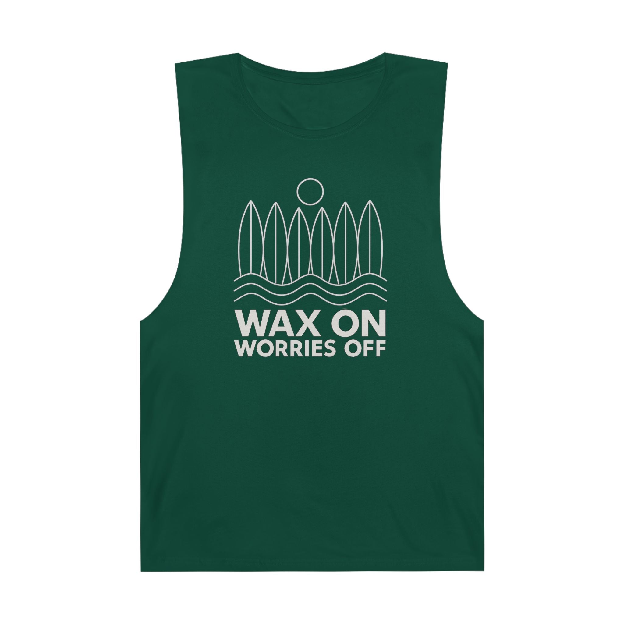Boards Up 'Wax On' Chill Tank - White Outline