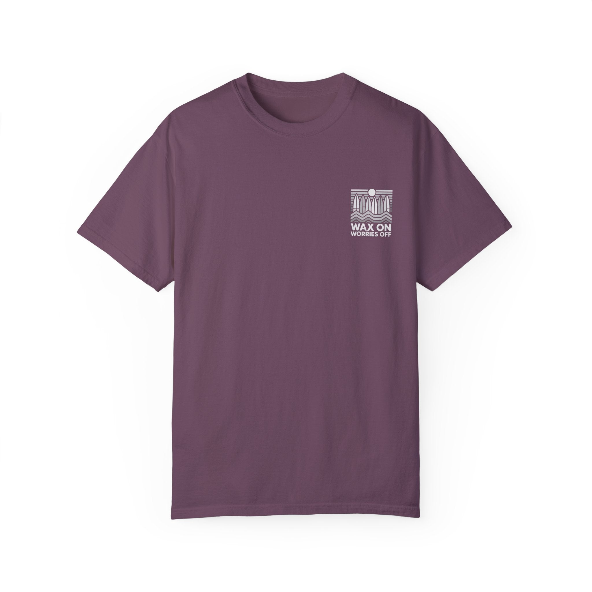 Boards Up 'Wax On' Relaxed Tee - Wave White