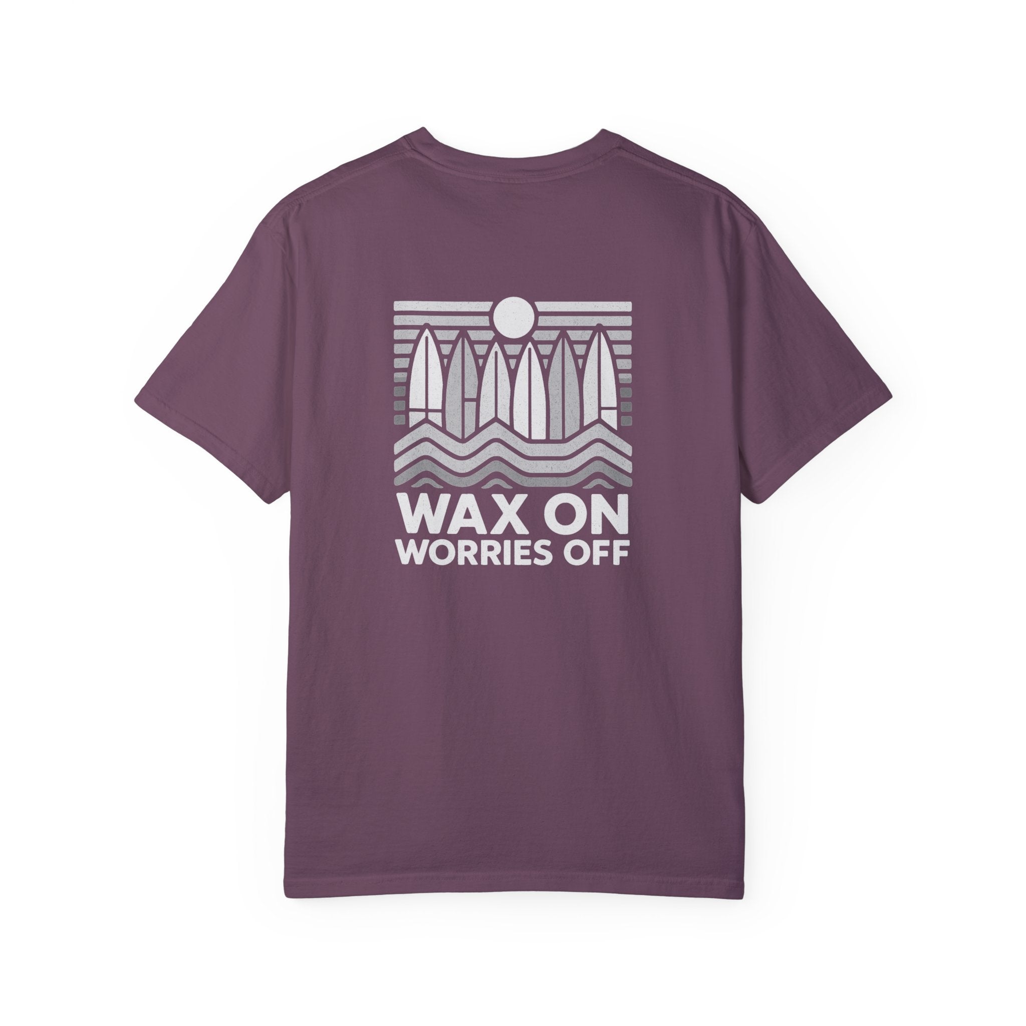Boards Up 'Wax On' Relaxed Tee - Wave White
