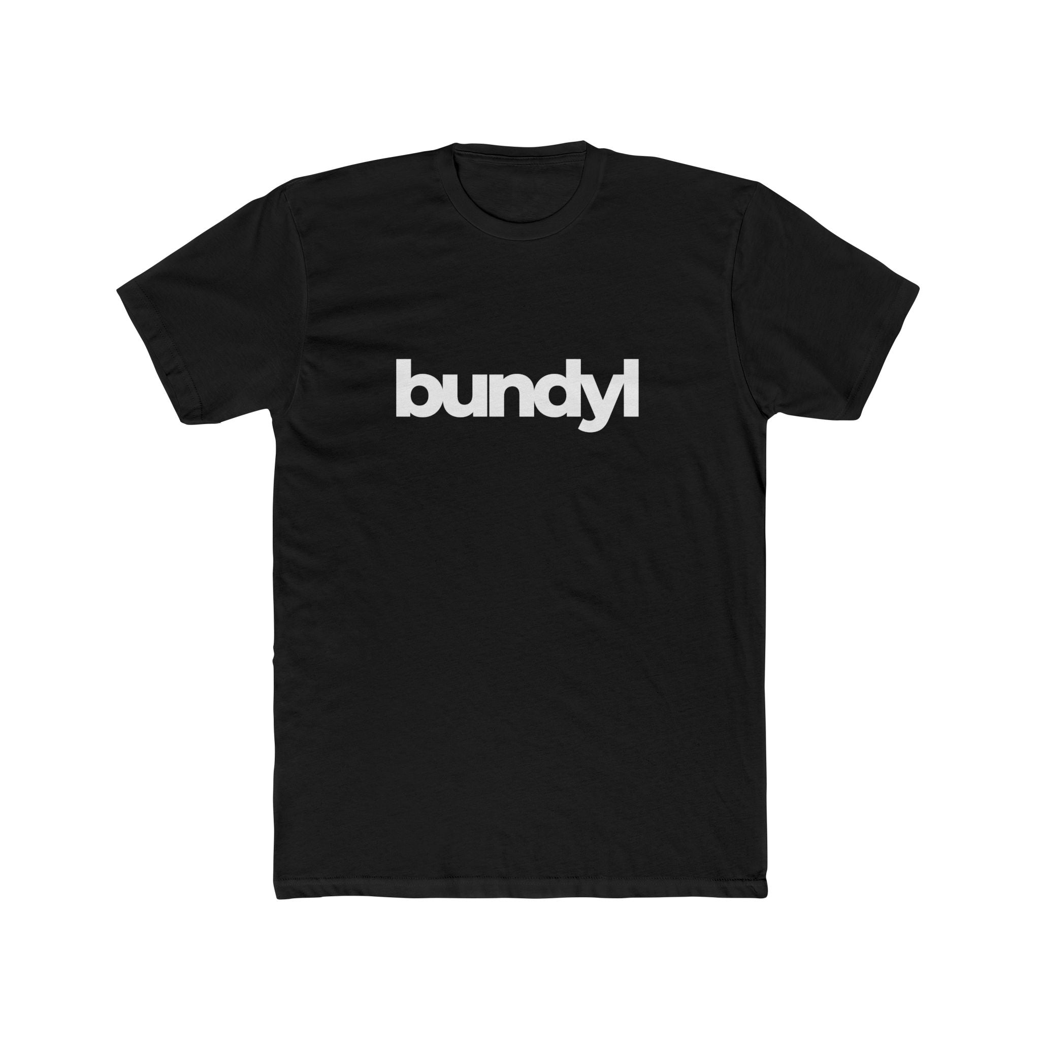 bundyl Logo Fitted Tee - White & Black
