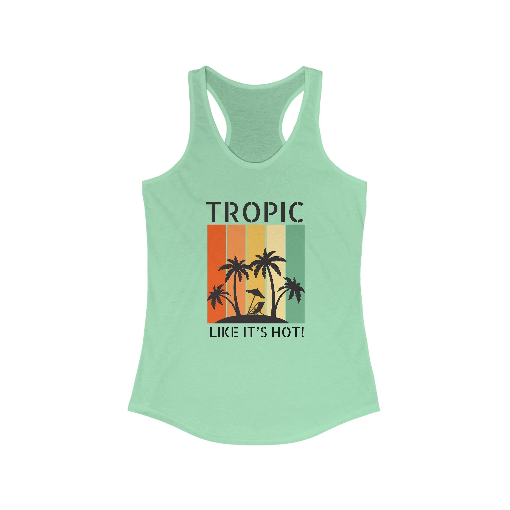 Tropic Panels Racerback Tank - Rainbow Sunset