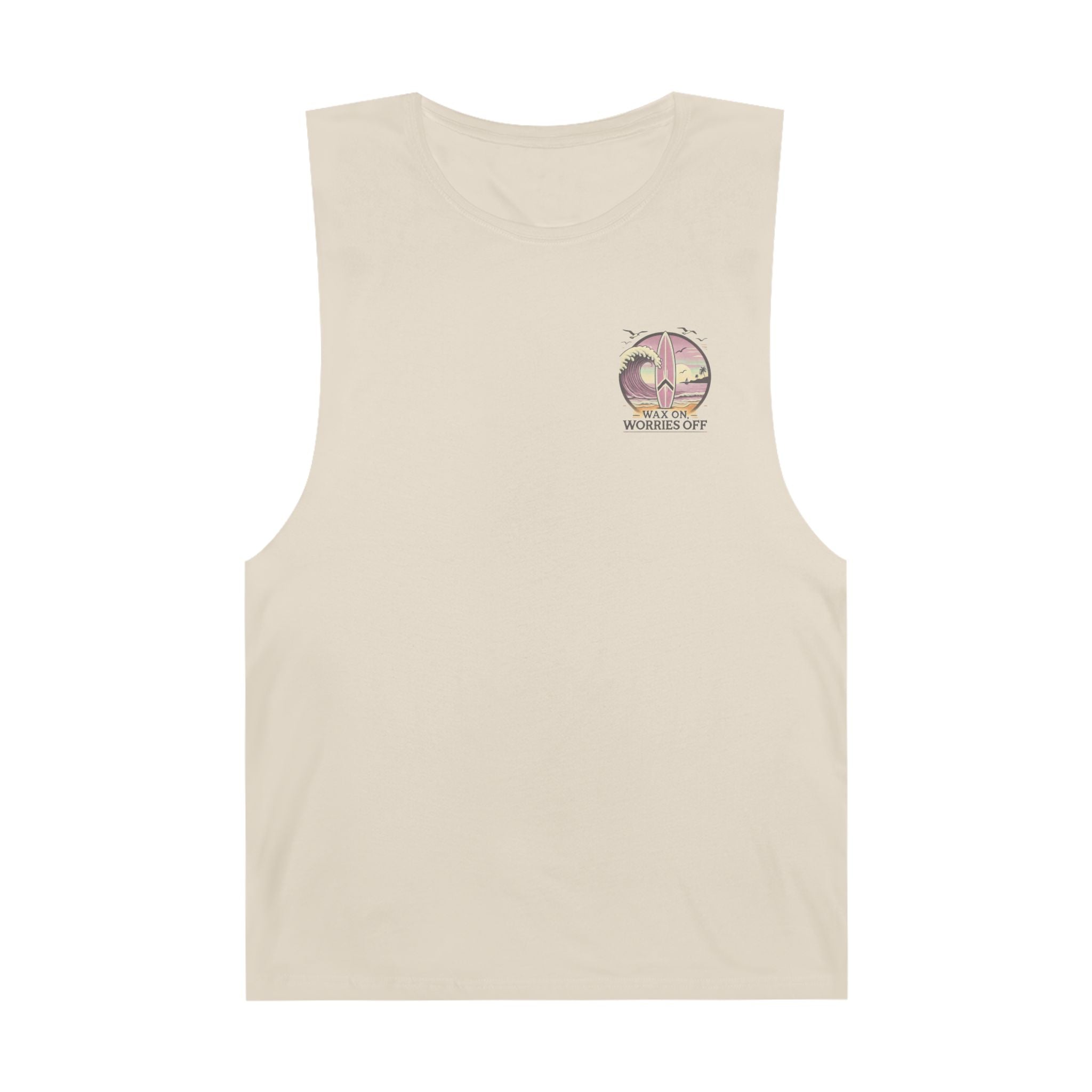 Wave Crest 'Wax On' Chill Tank - Clamshell Pink