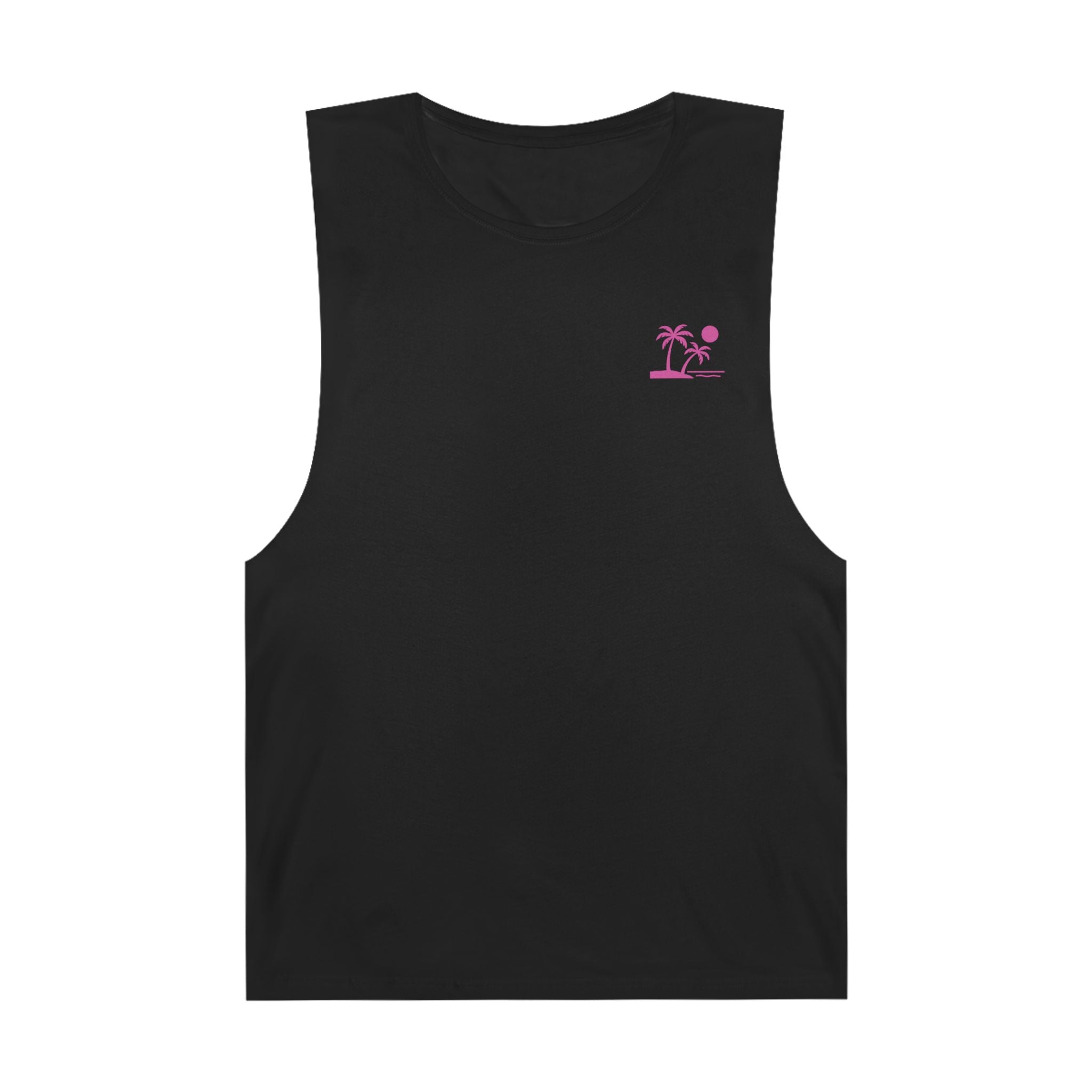 Tropic Beach 'Seas the Day' Chill Tank - Hot Summer Pink