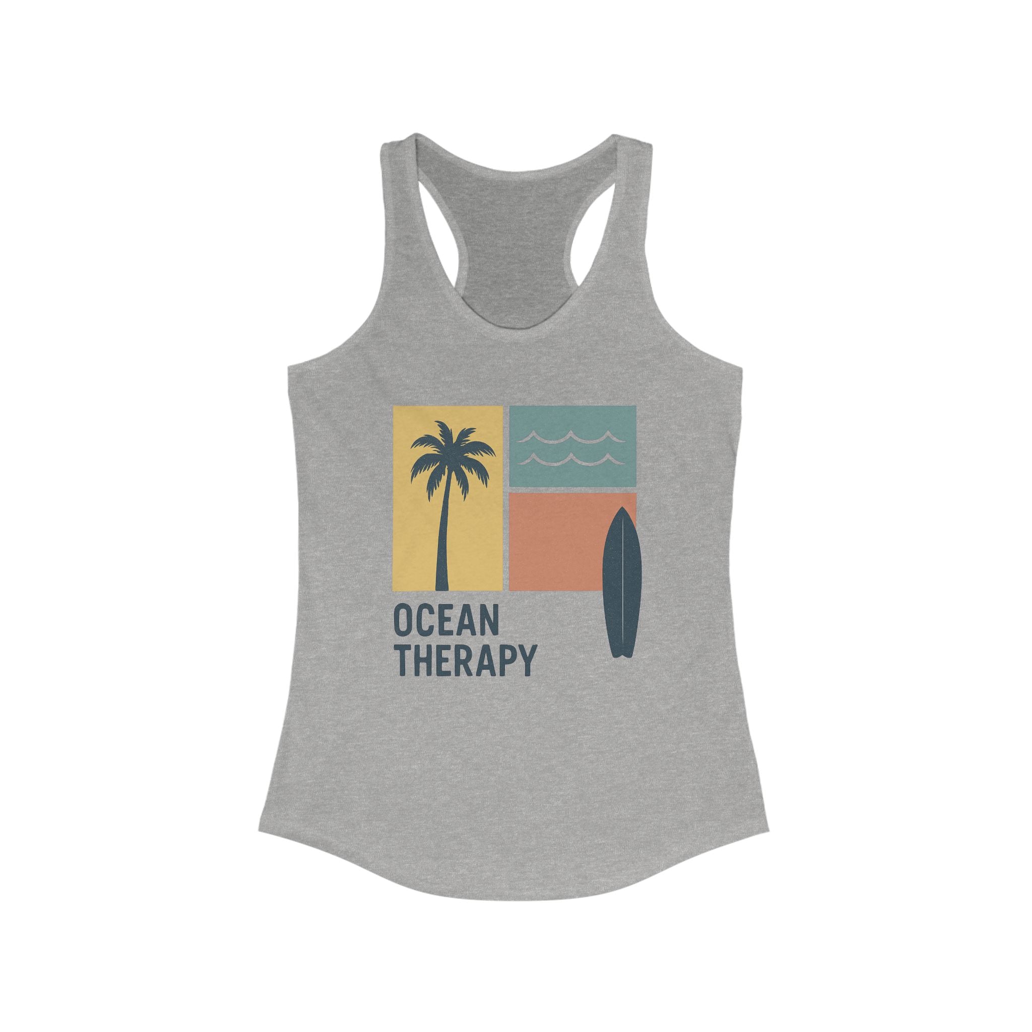 Ocean Therapy Racerback Tank - Beach Block Golden Hour
