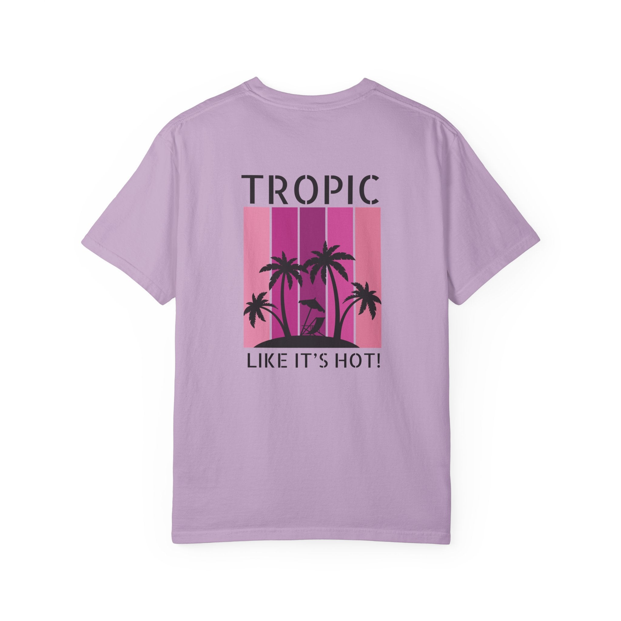 Tropic Panels Relaxed Tee - Hot Summer Pink