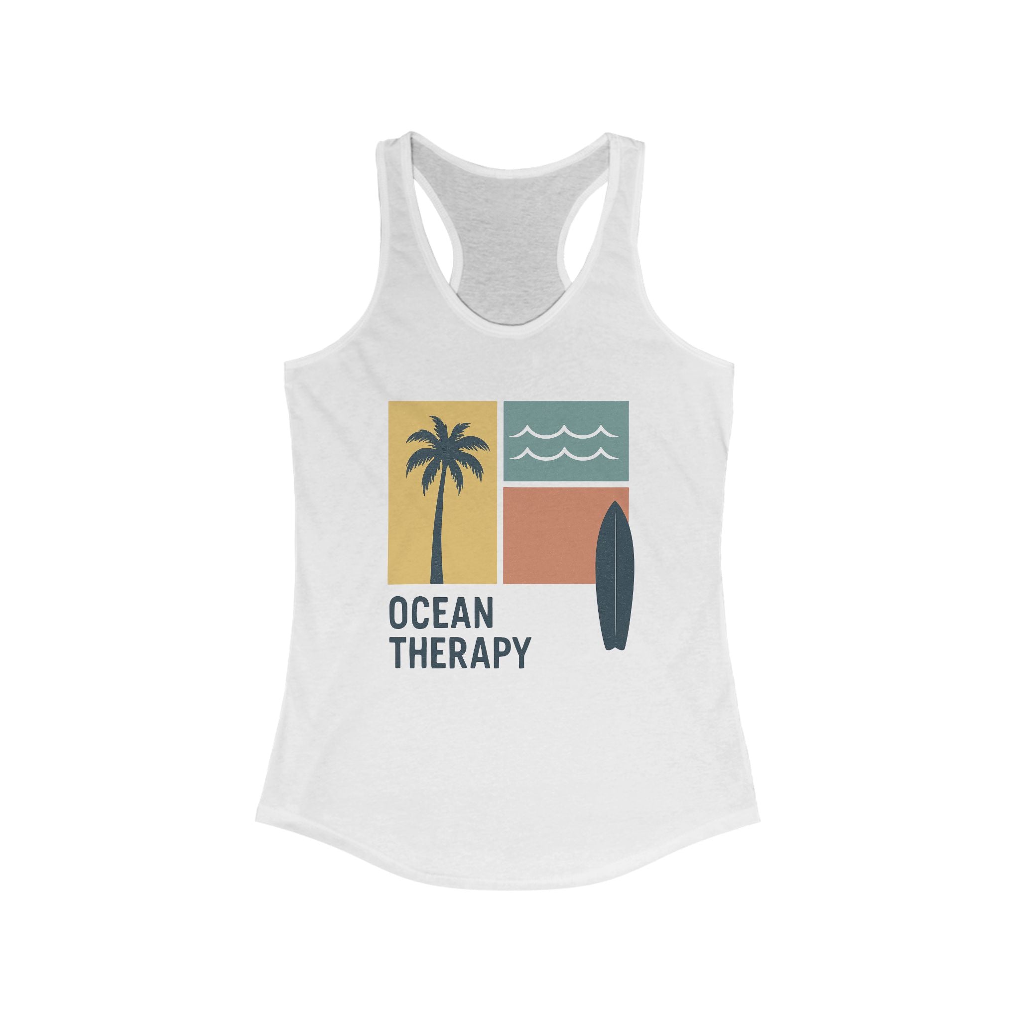 Ocean Therapy Racerback Tank - Beach Block Golden Hour