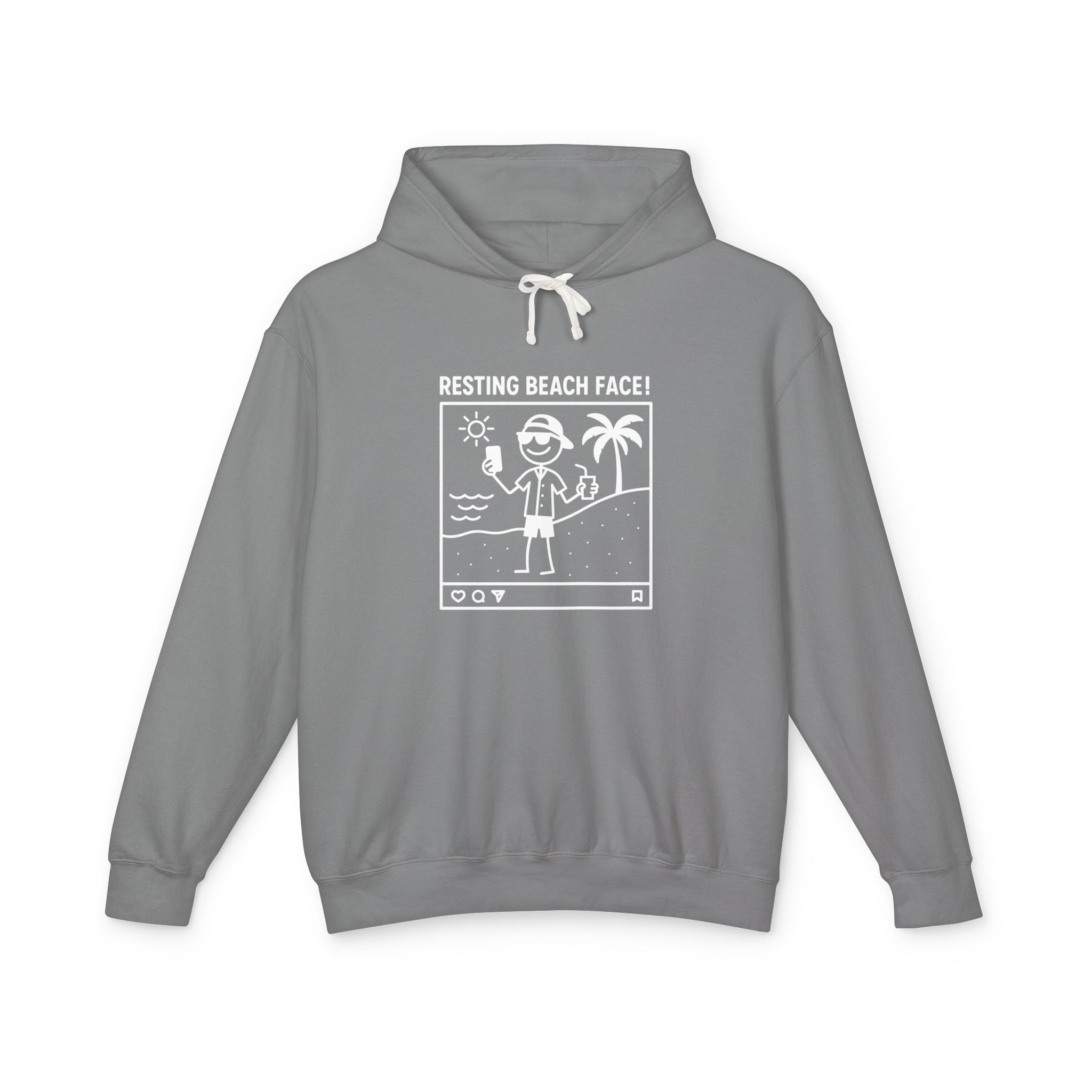 Resting Beach Face! Hoodie - Selfie Guy