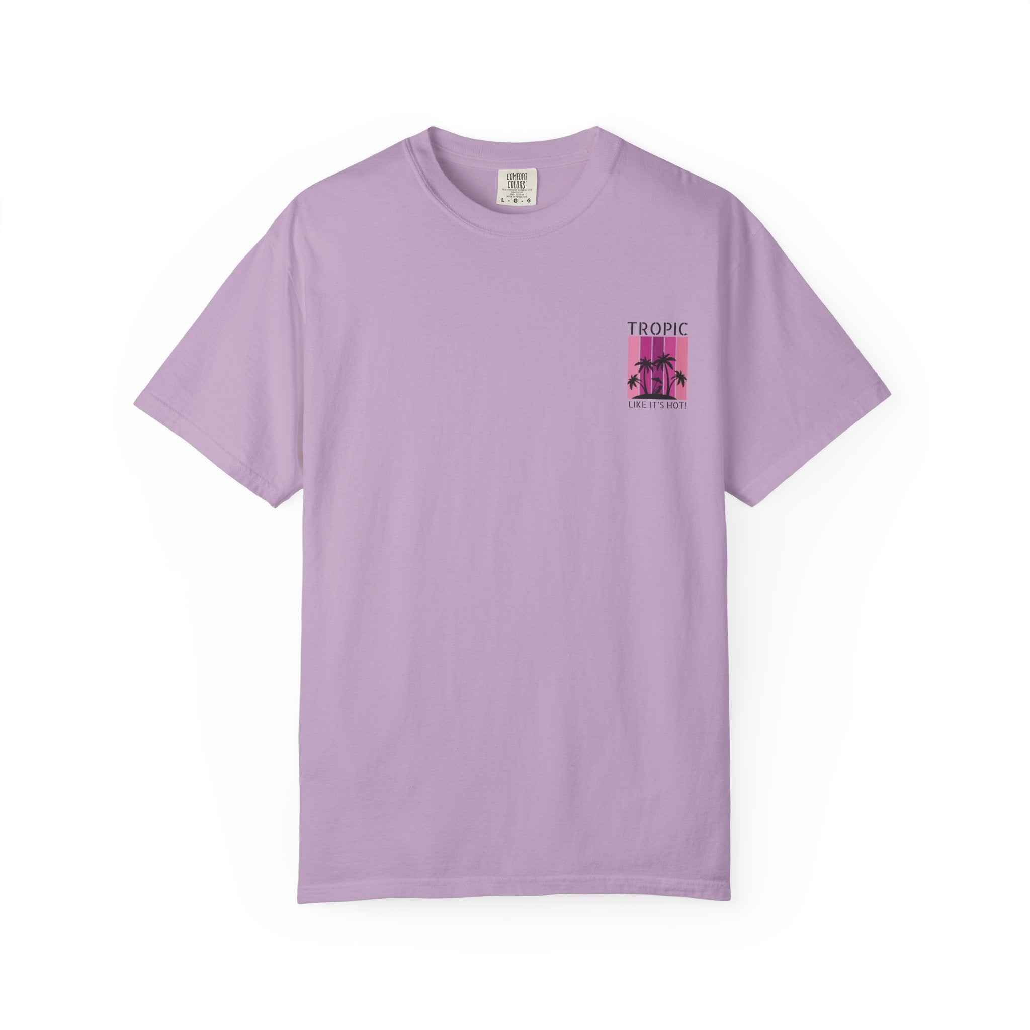 Tropic Panels Relaxed Tee - Hot Summer Pink