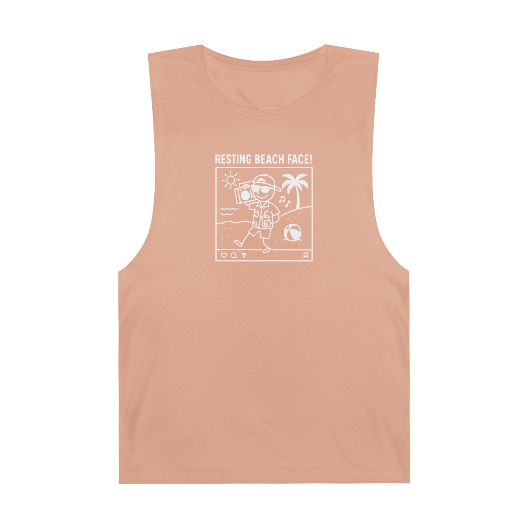 Resting Beach Face! Chill Tank - Boombox