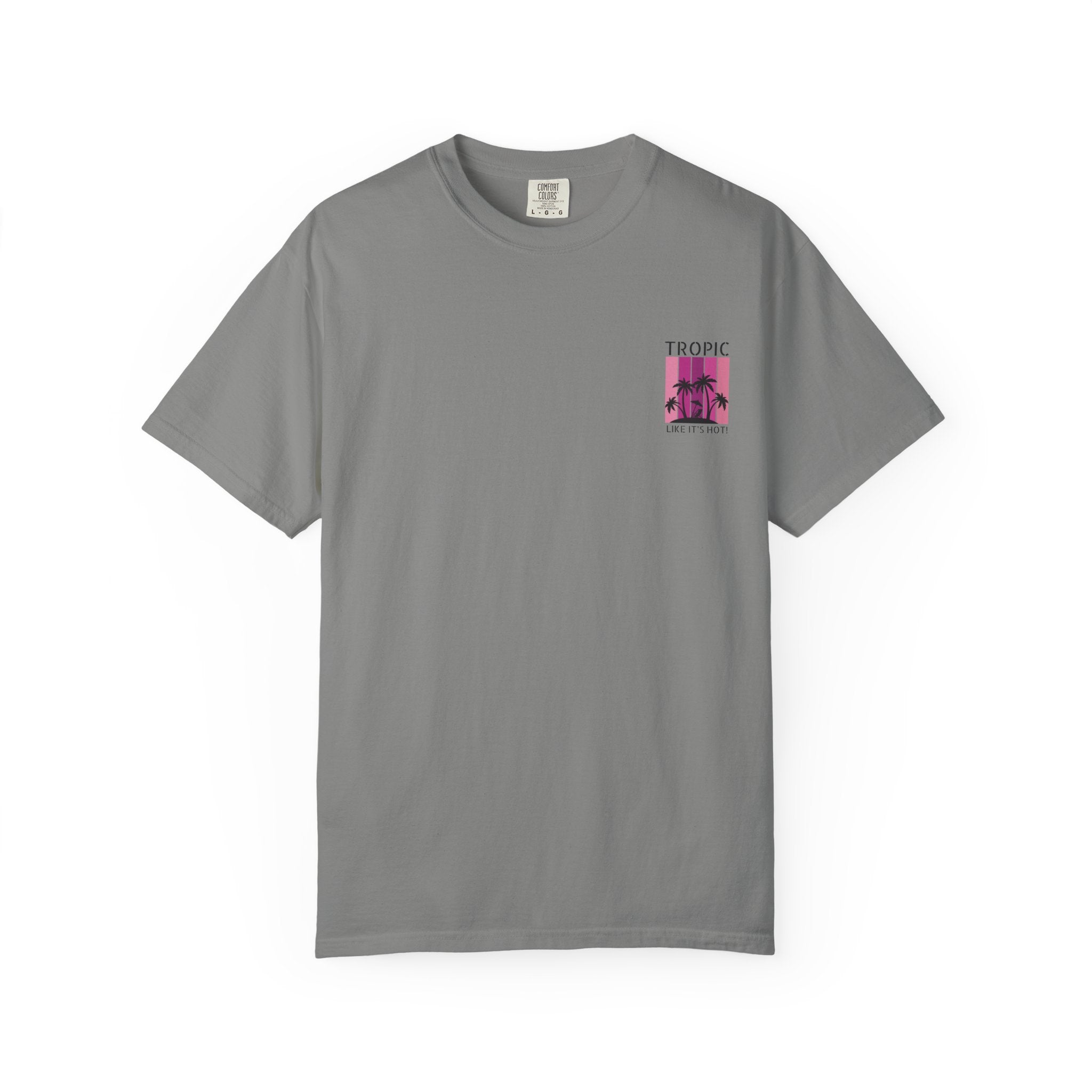Tropic Panels Relaxed Tee - Hot Summer Pink