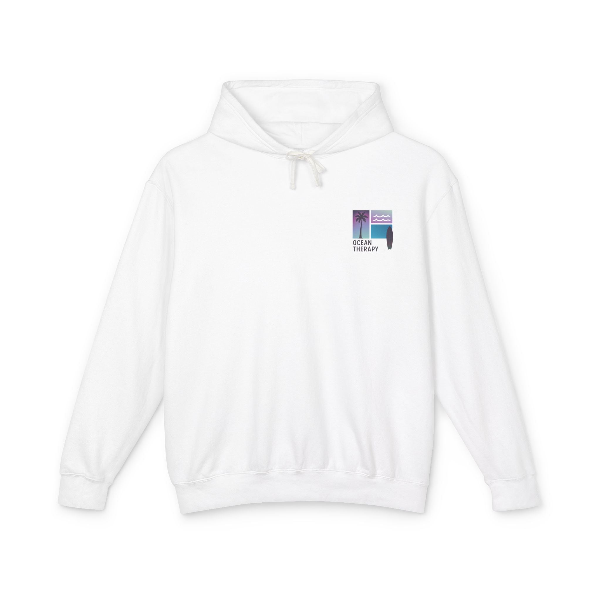 Ocean Therapy Hoodie - Beach Block Purple
